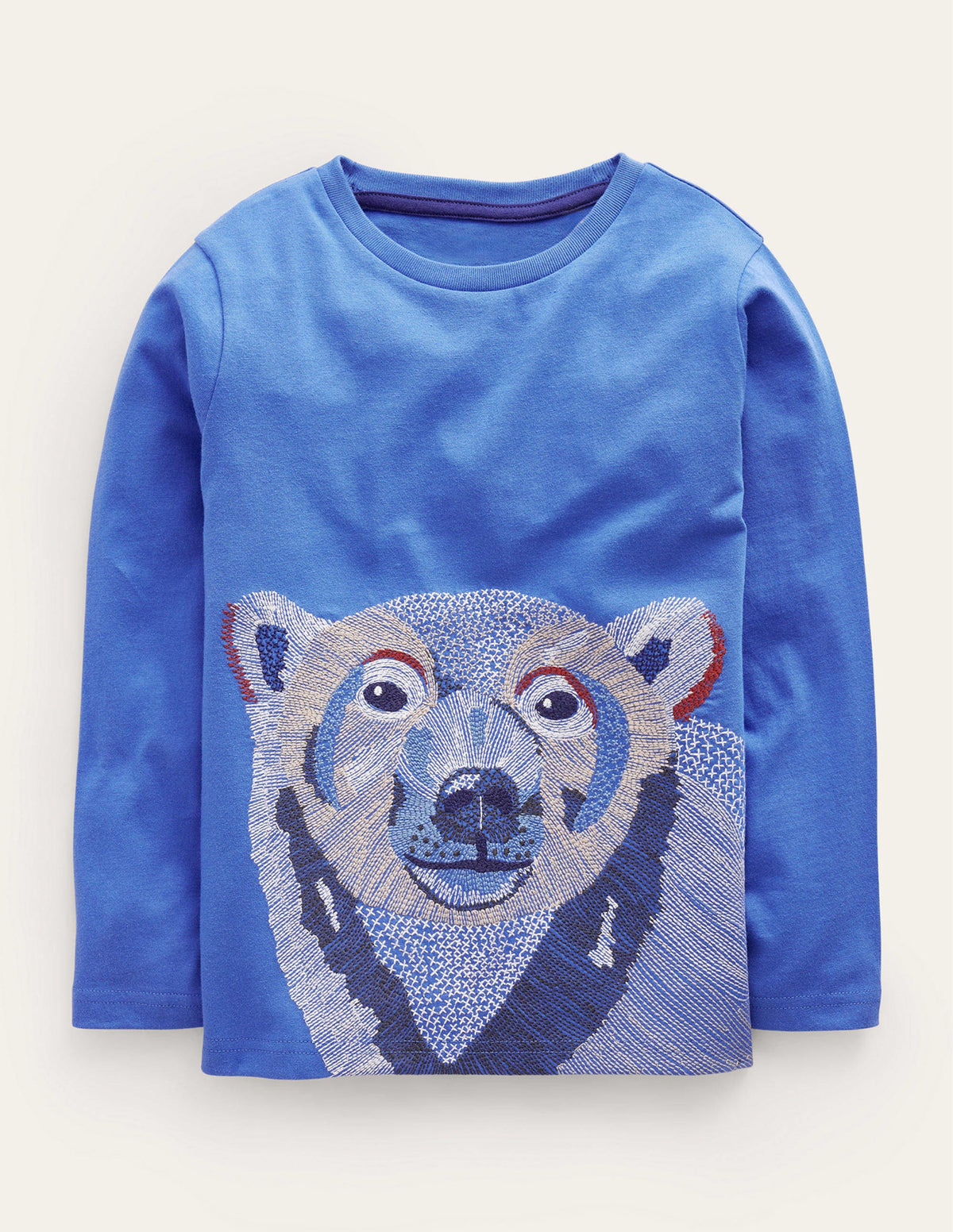 Superstitch T-shirt-Delft Blue Polar Bear - Image 1