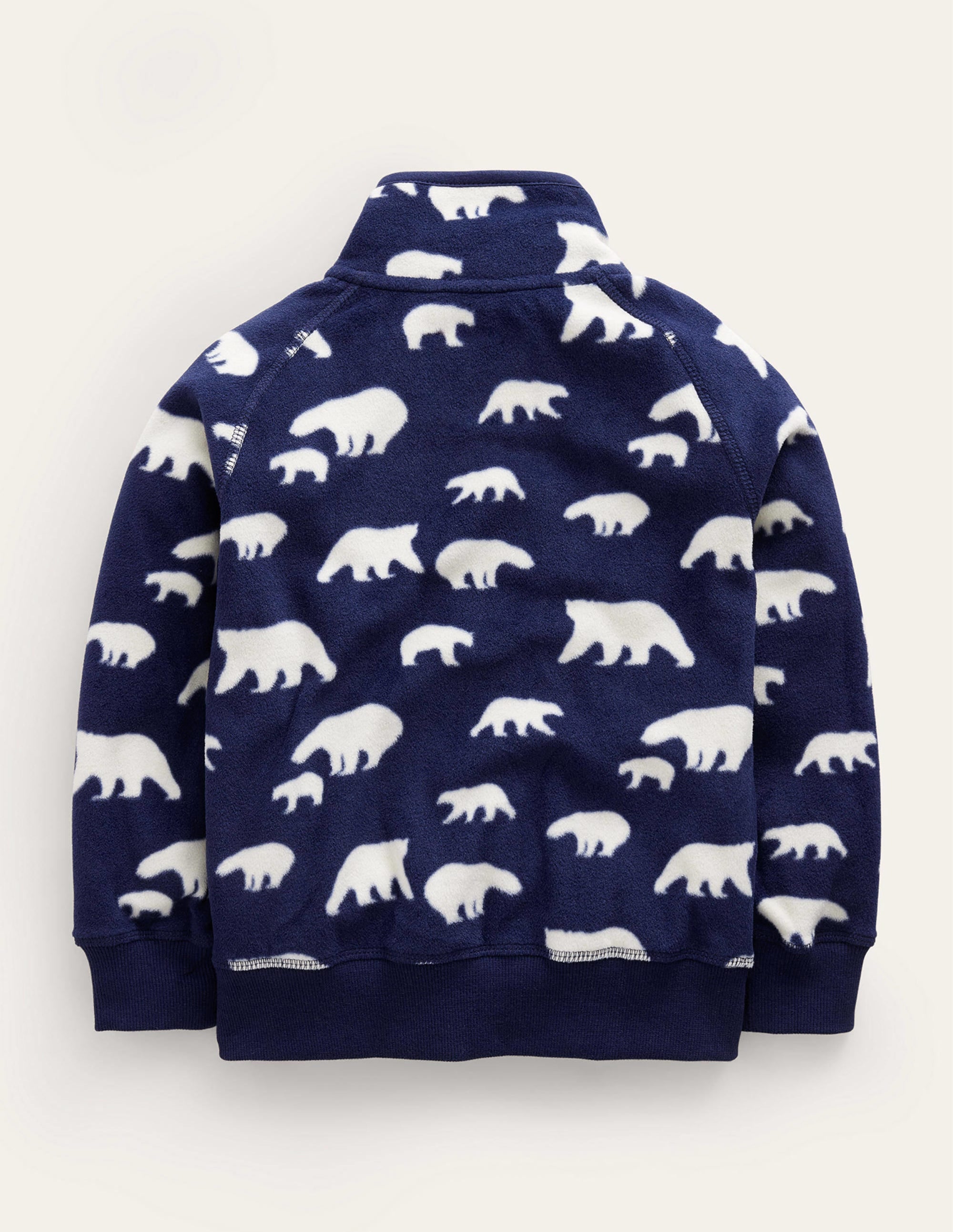 Cosy Fleece-Navy Polar Bears - Image 2