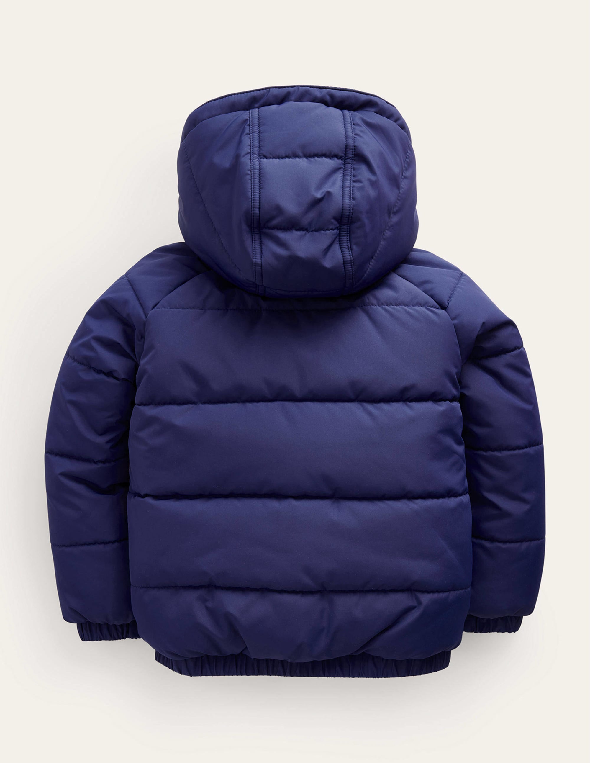 Appliqué Padded Coat-College Navy - Image 2