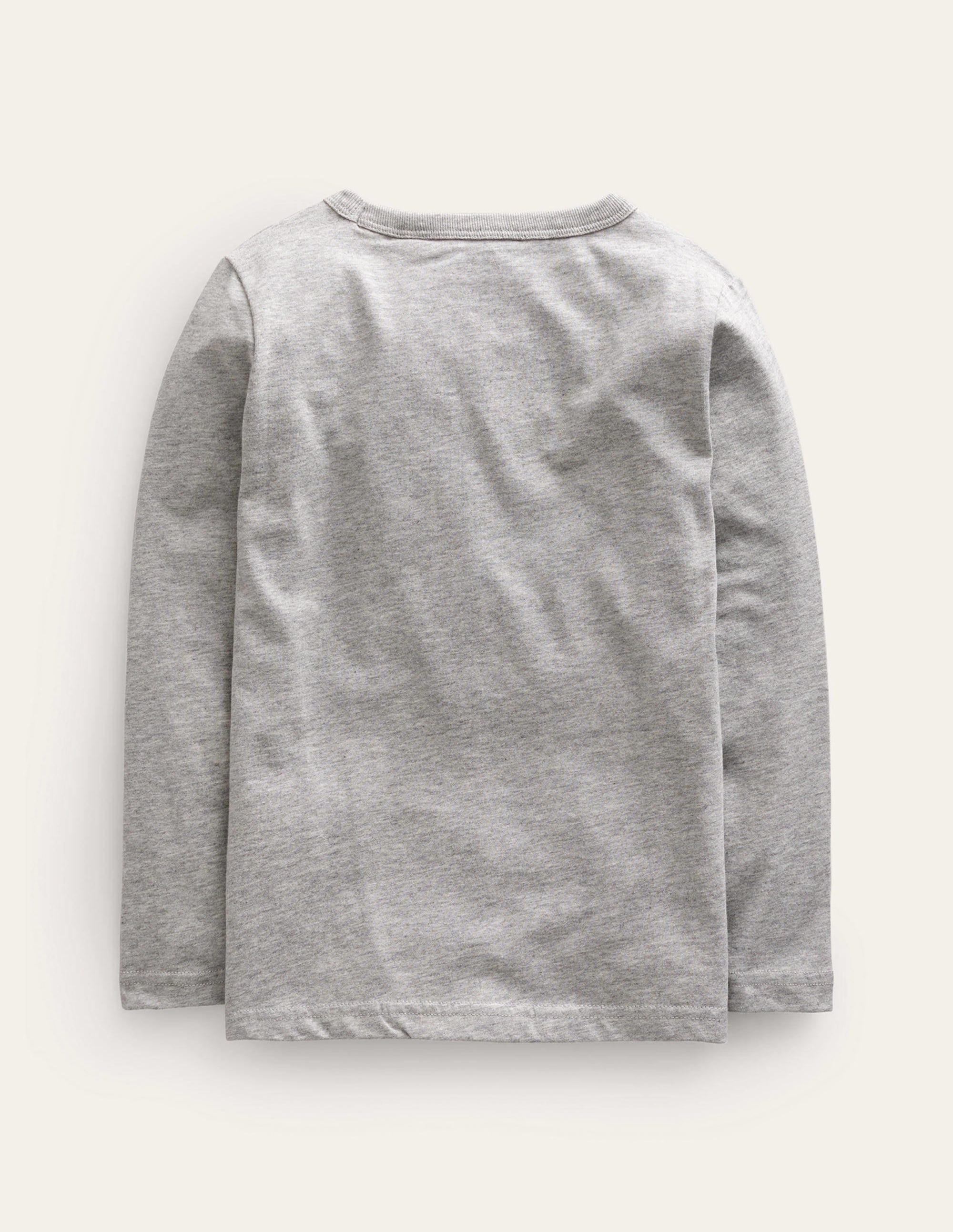 Foil printed T-shirt-Grey Marl Crocodile - Image 2