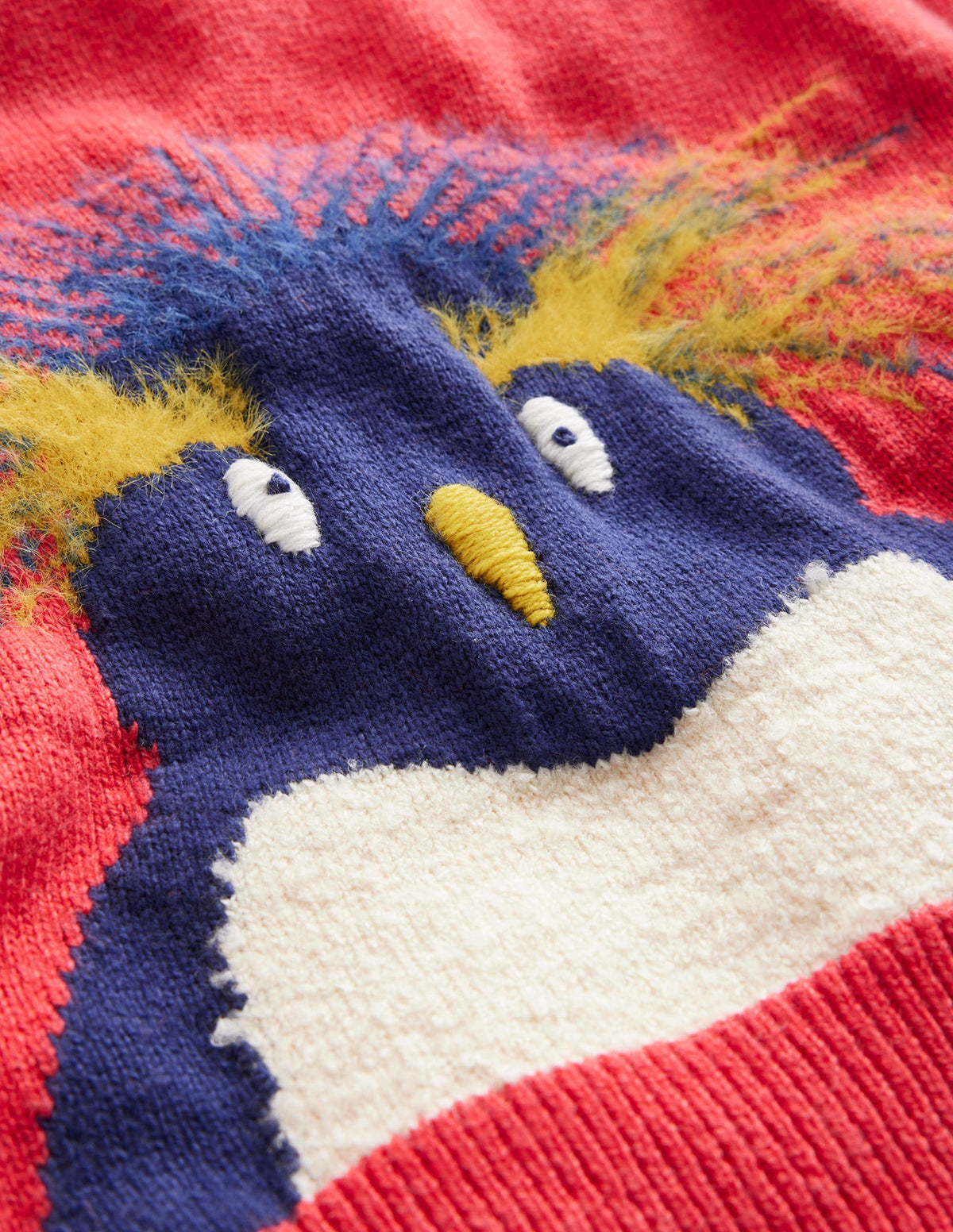 Fun Cosy Jumper-Jam Red Penguin - Image 3