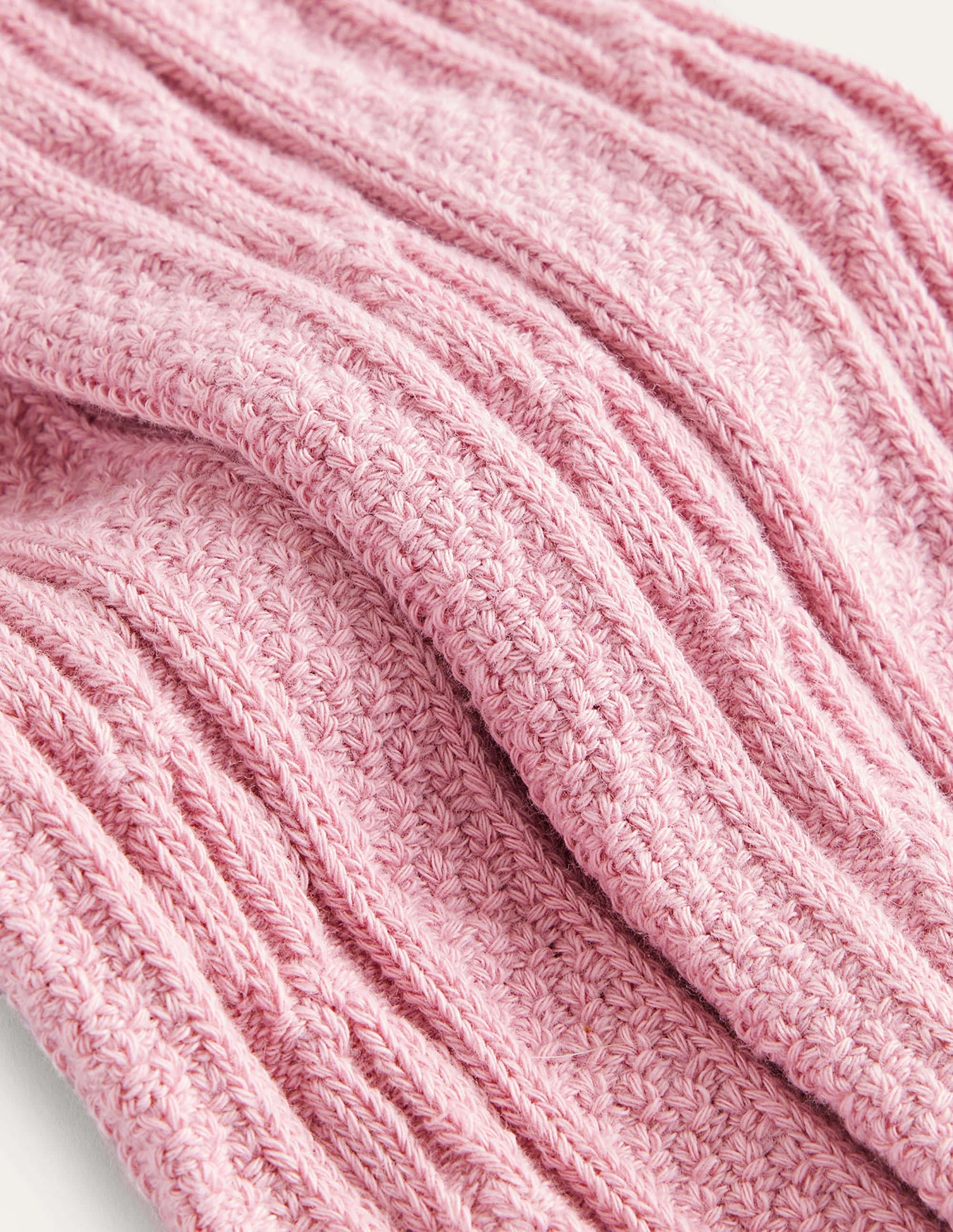 Cable Footless Tights-Vintage Pink - Image 3