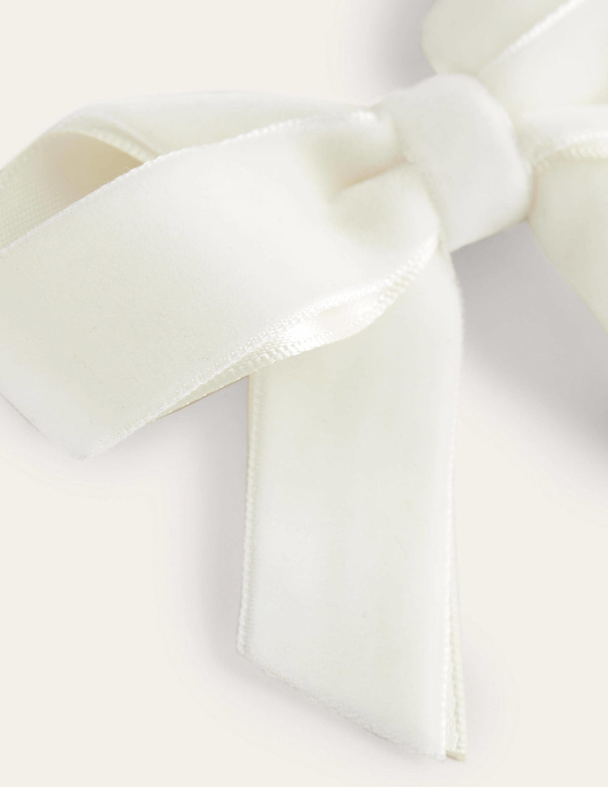 Large Bow Hair Clip-Ivory-2