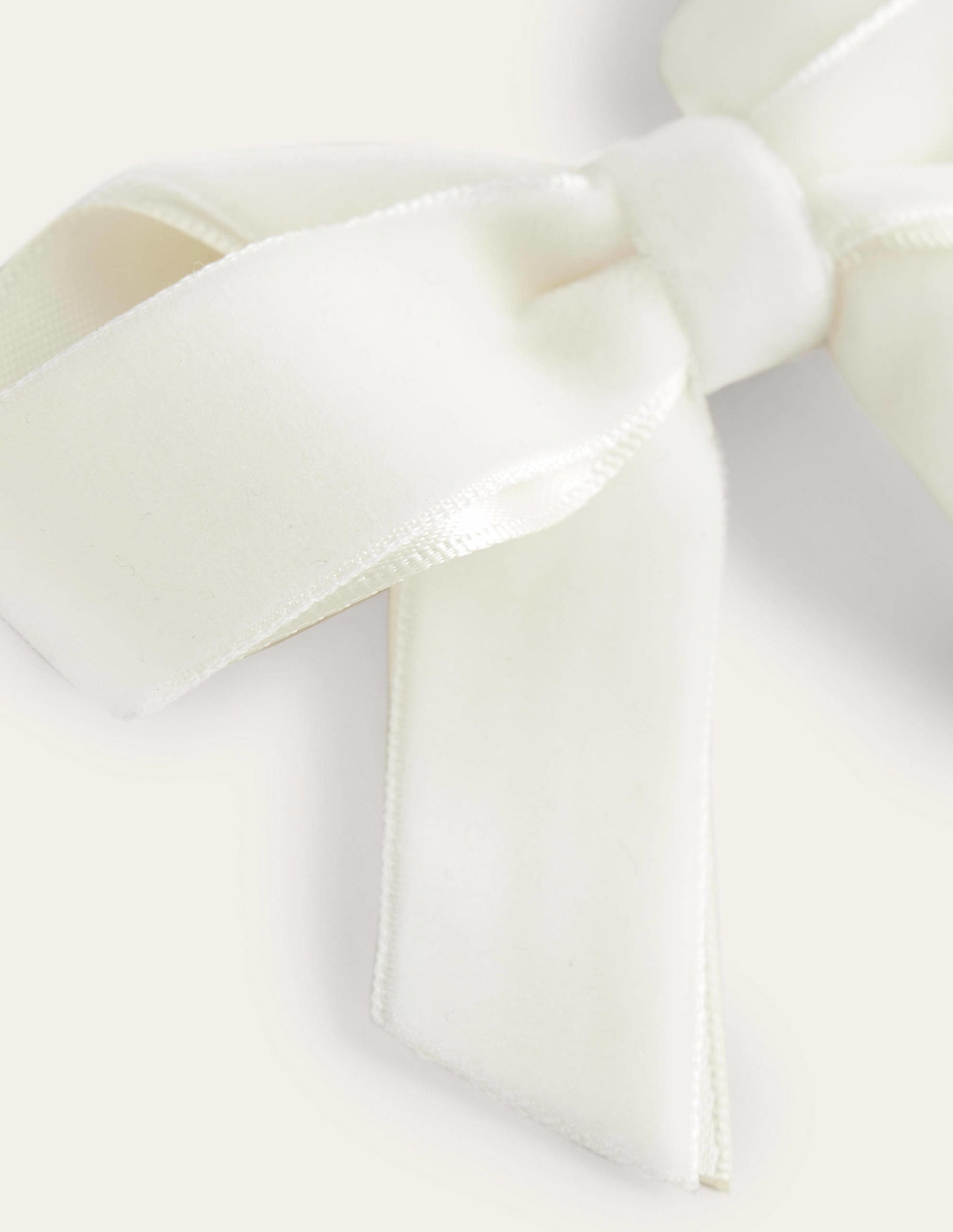 Large Bow Hair Clip-Ivory - Image 2