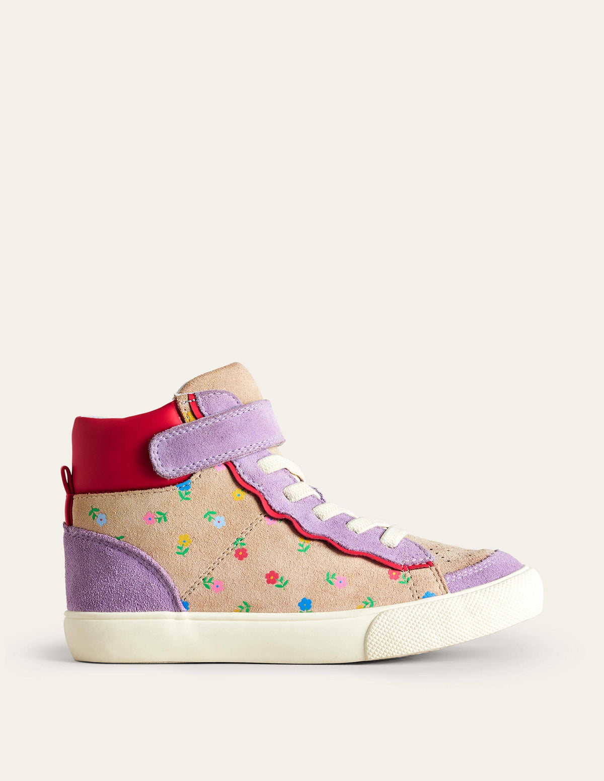 Leather High Tops-Aster Purple - Image 1