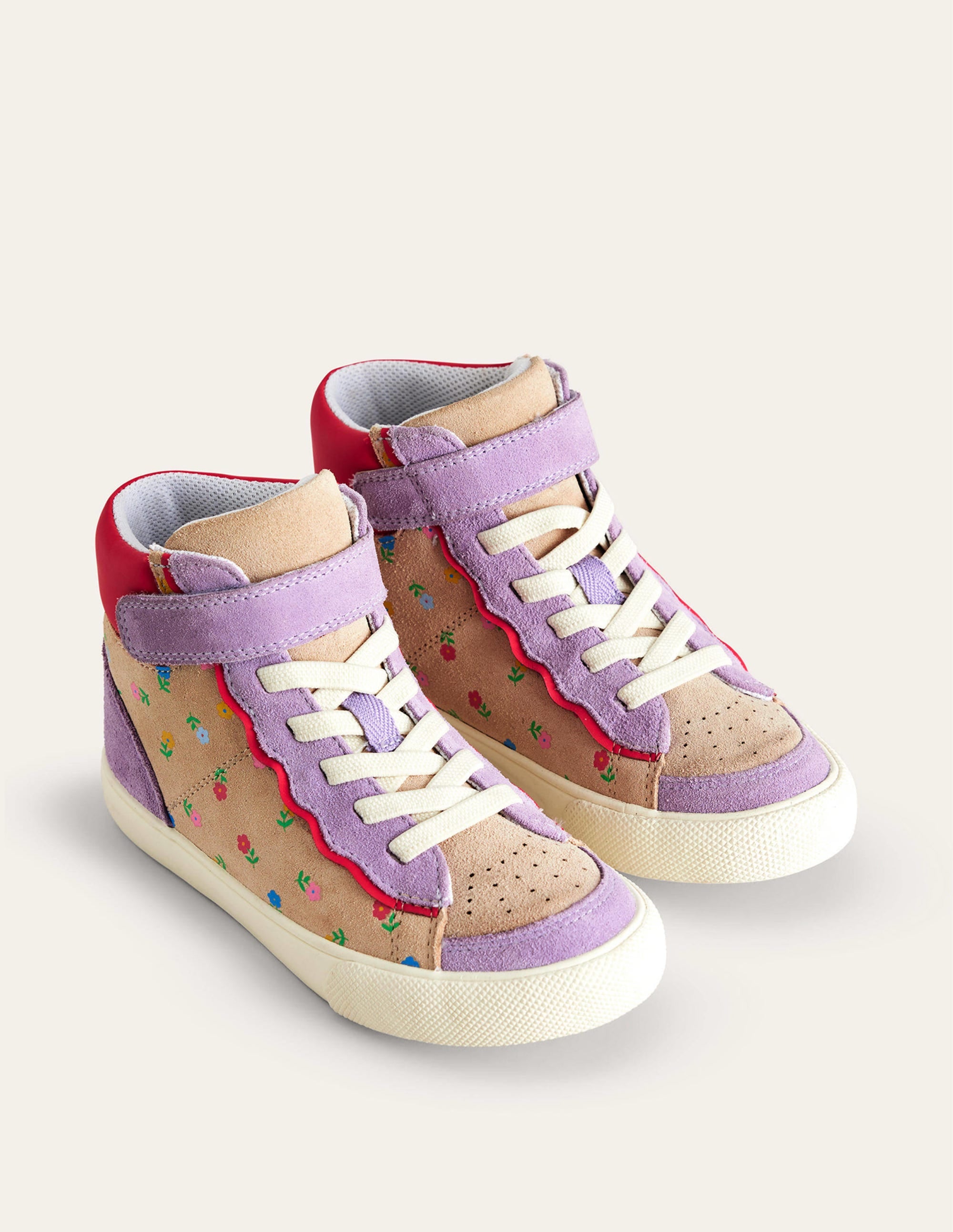 Leather High Tops-Aster Purple - Image 2
