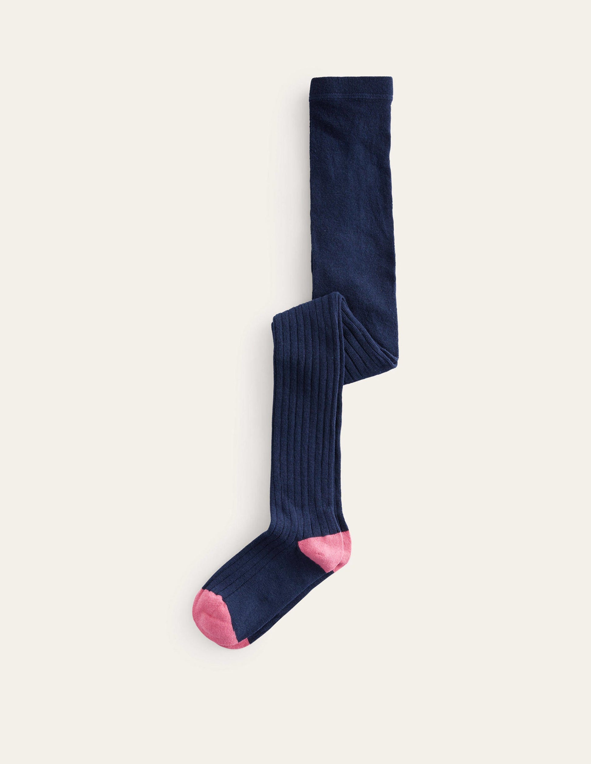 Ribbed Tights-French Navy-1