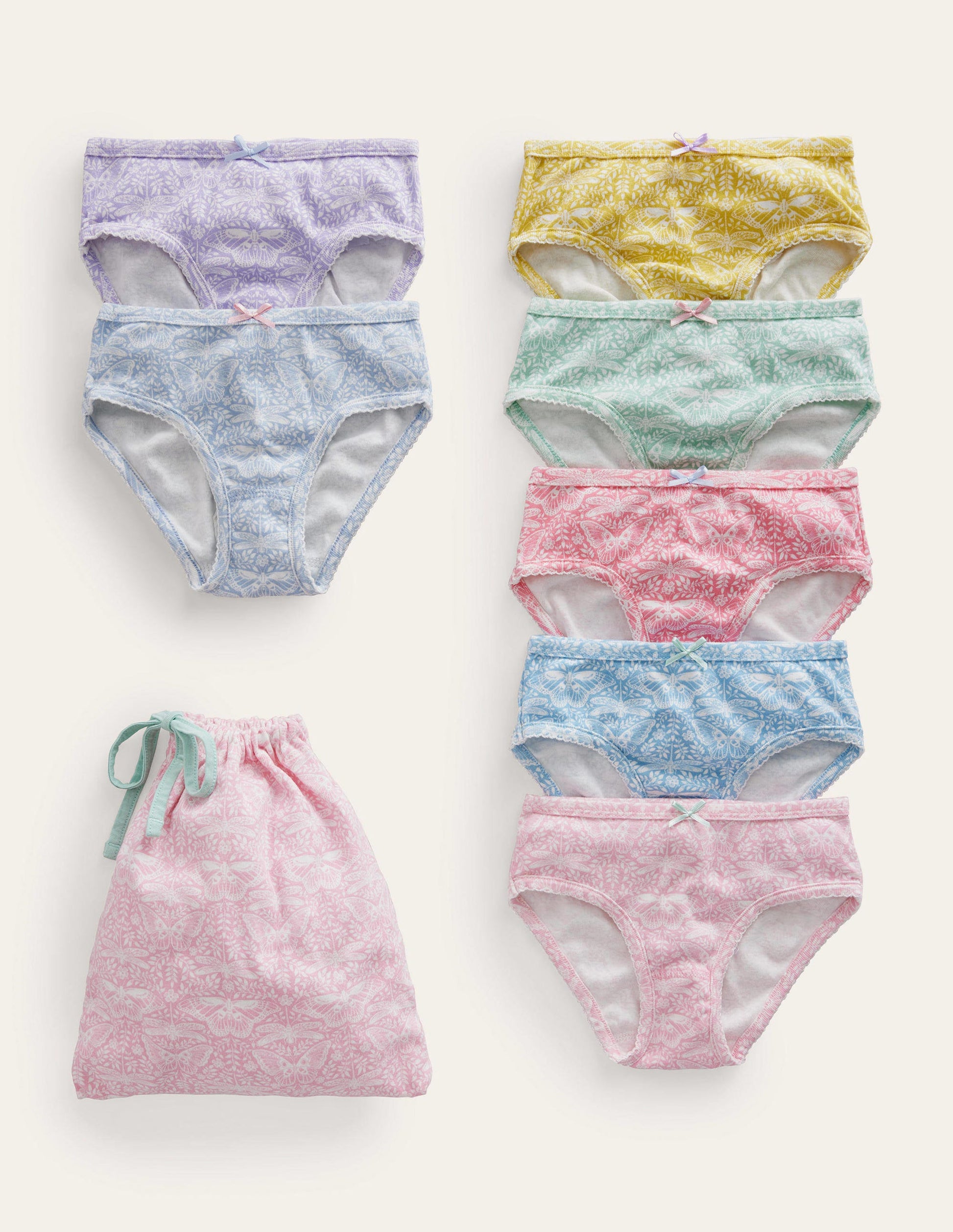 Pants 7 Pack-Multi Butterflies-1