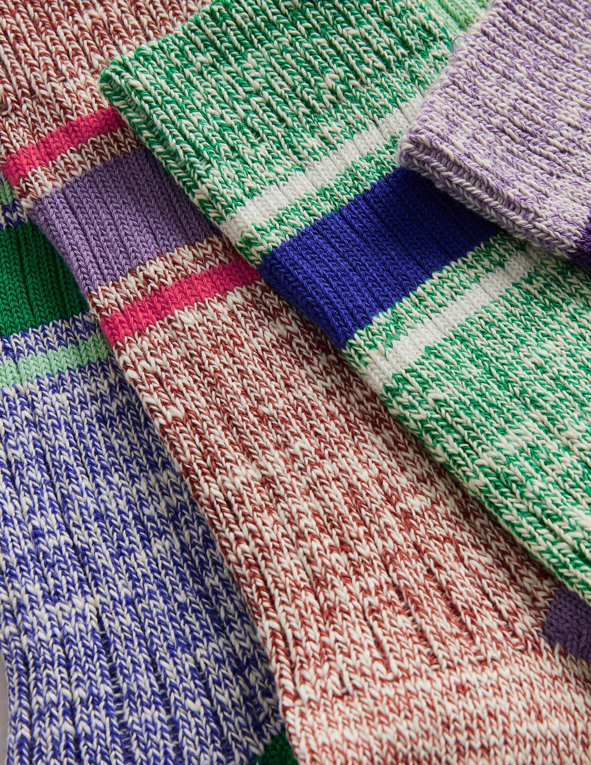 Chunky Socks 5 Pack-Multi Stripe - Image 2