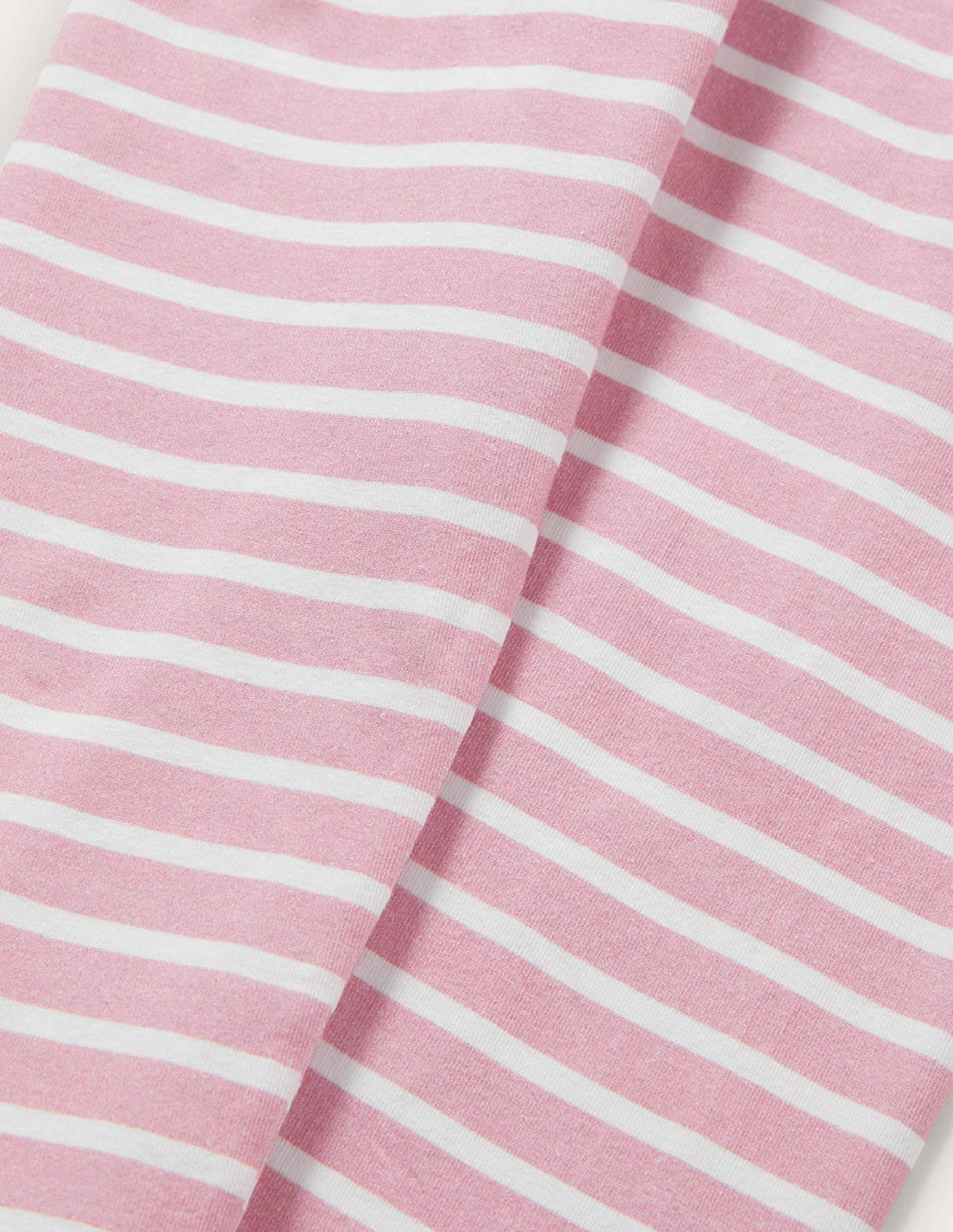 Fun Supersoft Legging-Formica Pink/Ivory Stripe-3