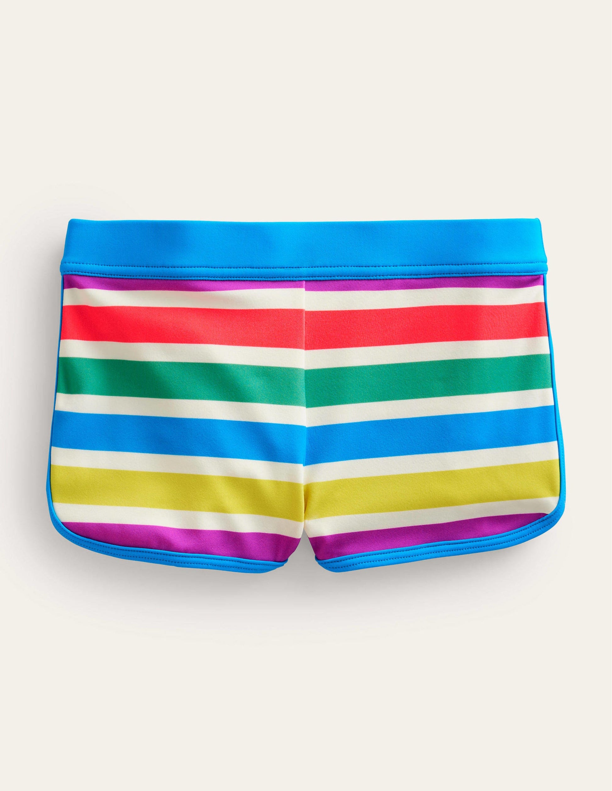 Patterned Swim Shorts-Day Tripping Stripe-1