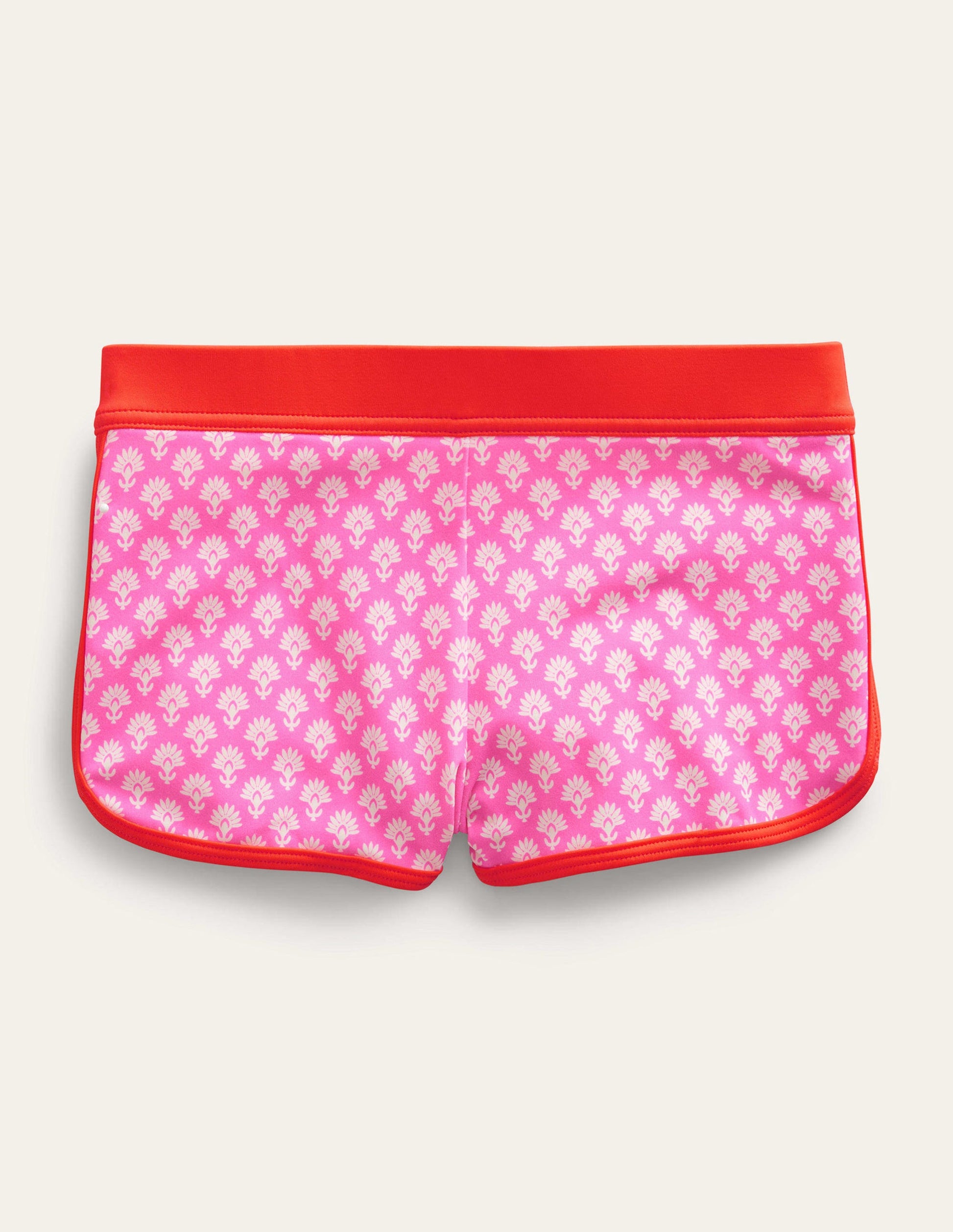 Patterned Swim Shorts-Firework Woodblock-1