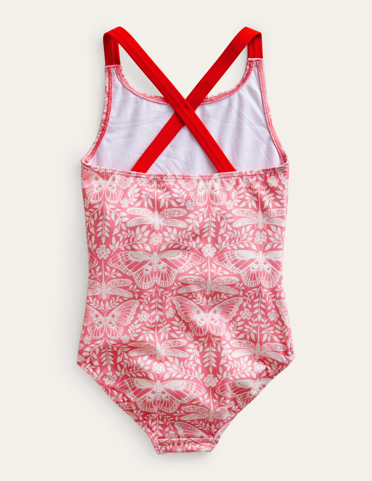 Cross-back Printed Swimsuit-Carousel Butterfly Toile - Image 2