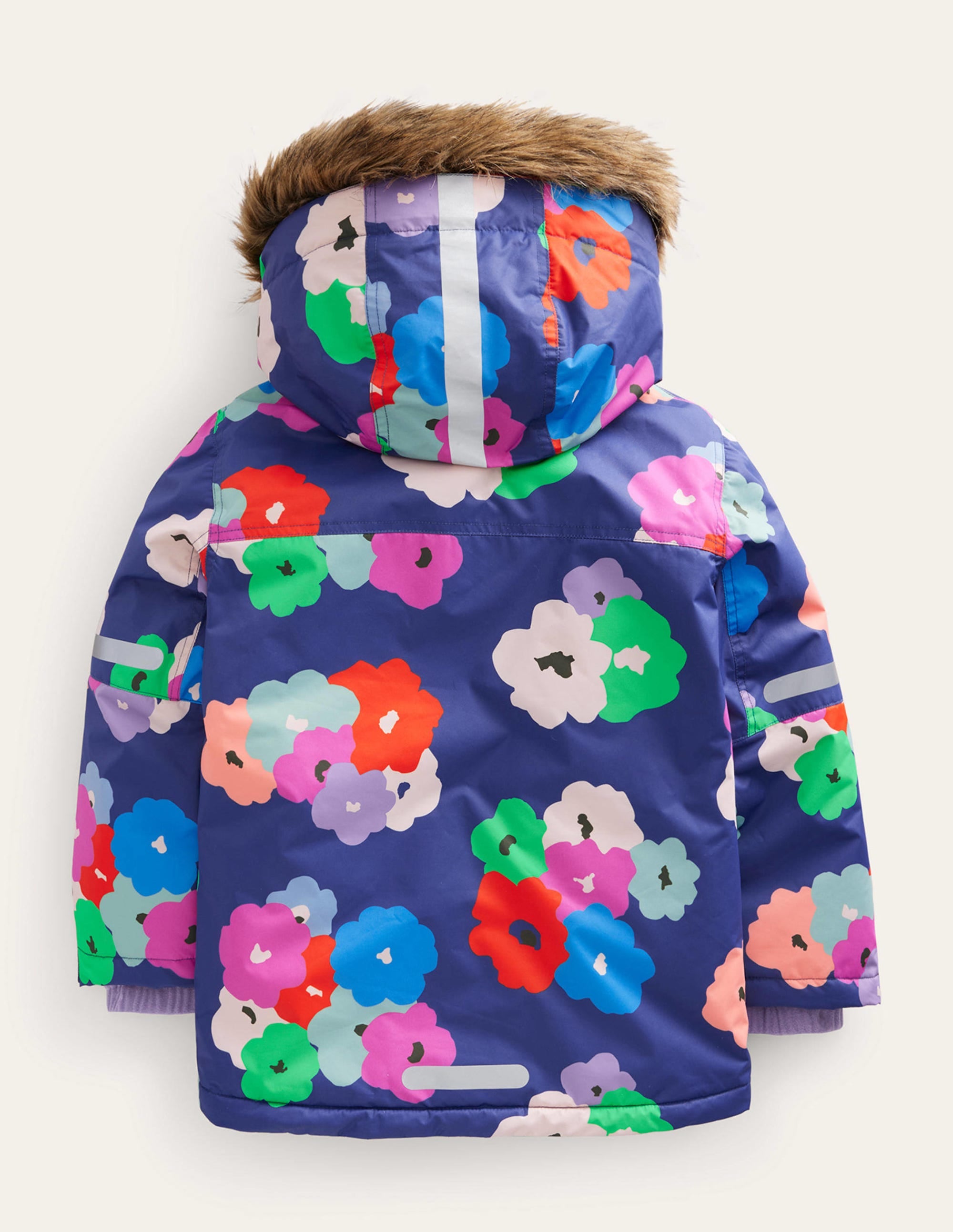 All-Weather Waterproof Jacket-Navy Floral - Image 2