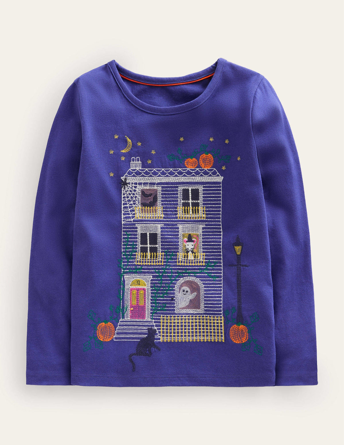 Superstitch T-Shirt-Starboard Blue Haunted House - Image 1