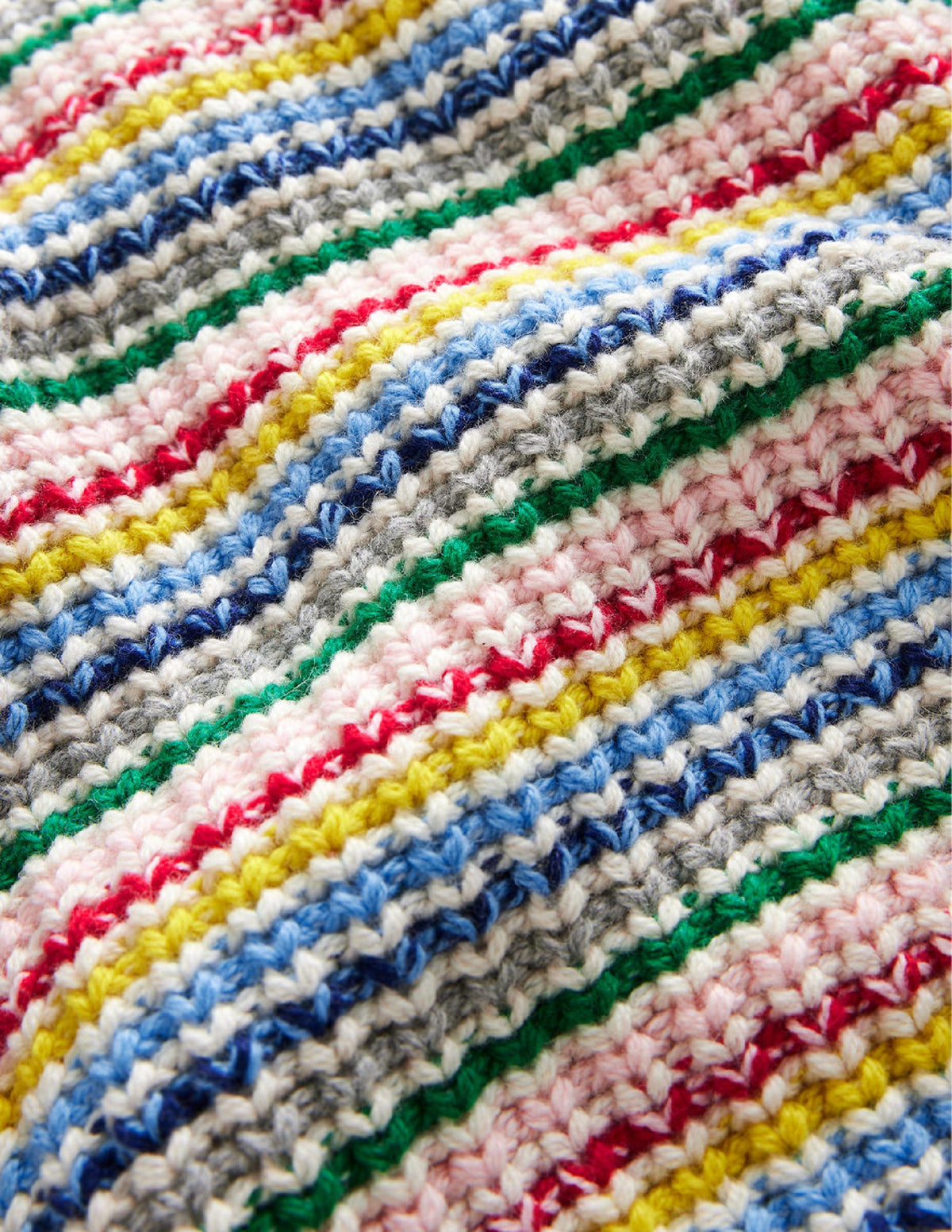 Chunky Striped Jumper-Ivory Multi Stripe-3
