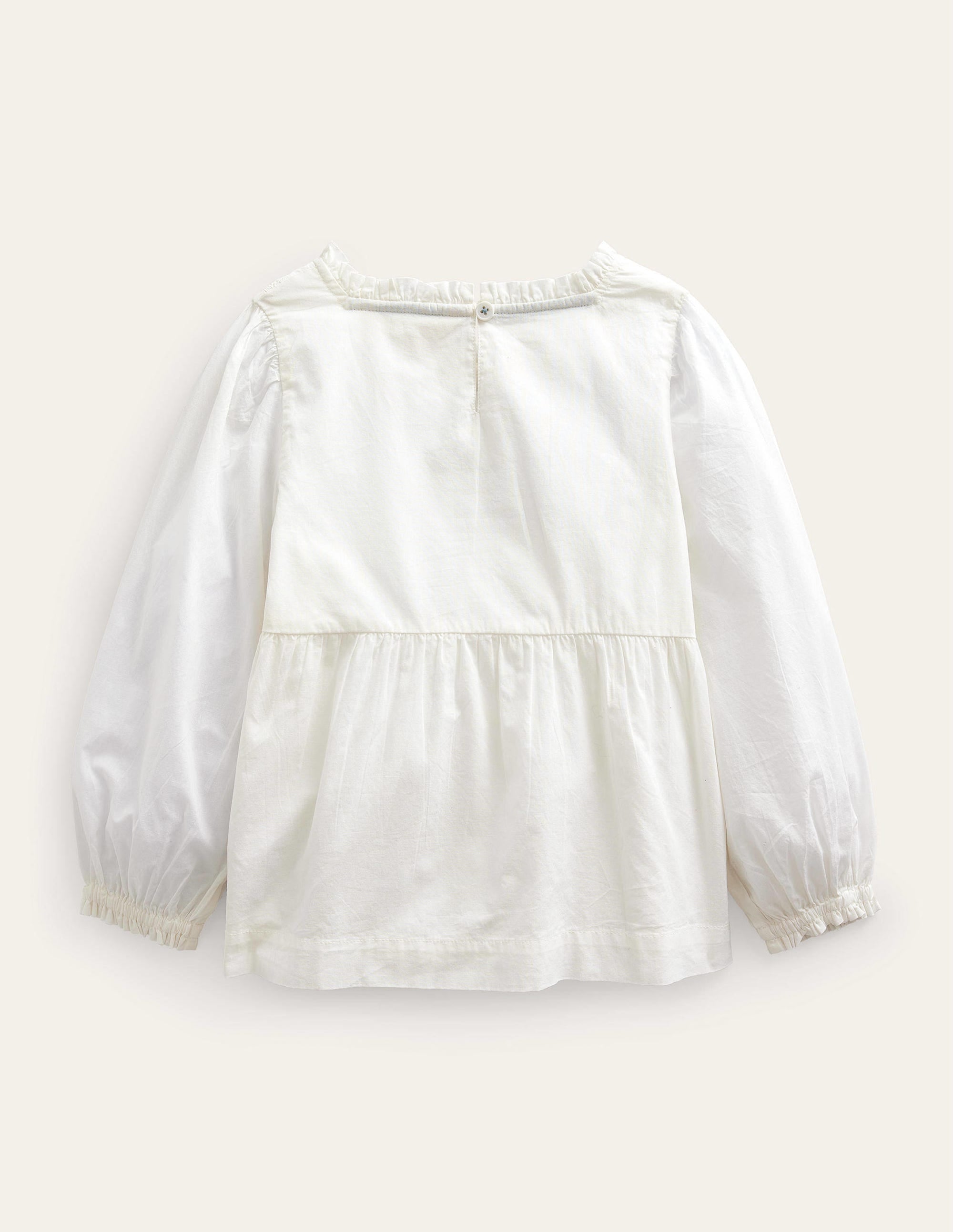 Pretty Lace Blouse-Ivory - Image 2