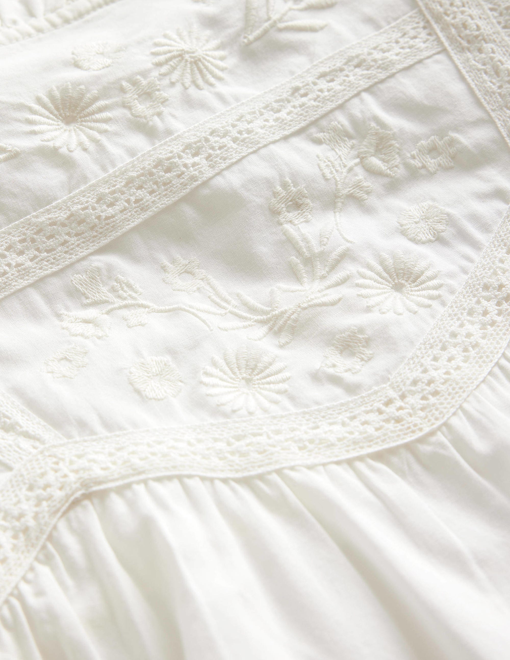 Pretty Lace Blouse-Ivory - Image 3