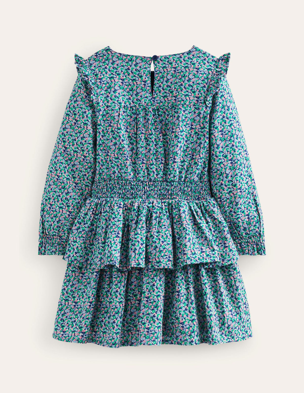 Frill Cotton Dress-Ditsy Floral - Image 2
