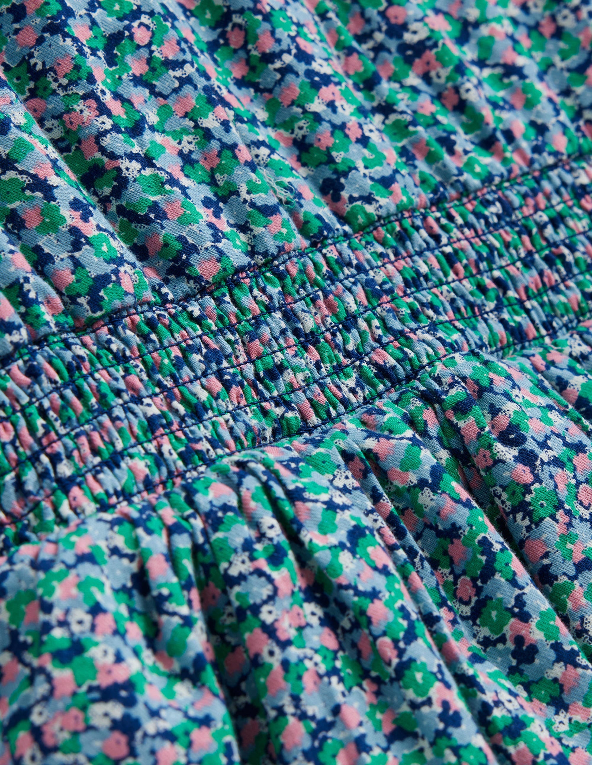 Frill Cotton Dress-Ditsy Floral - Image 3
