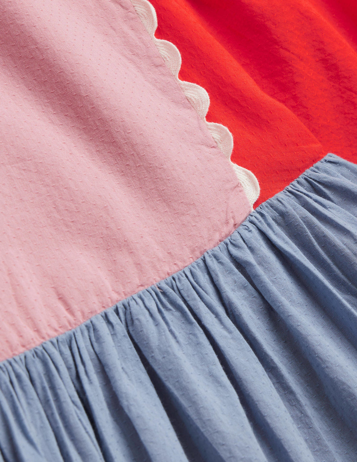 Tiered Scallop Dress-Multi - Image 3