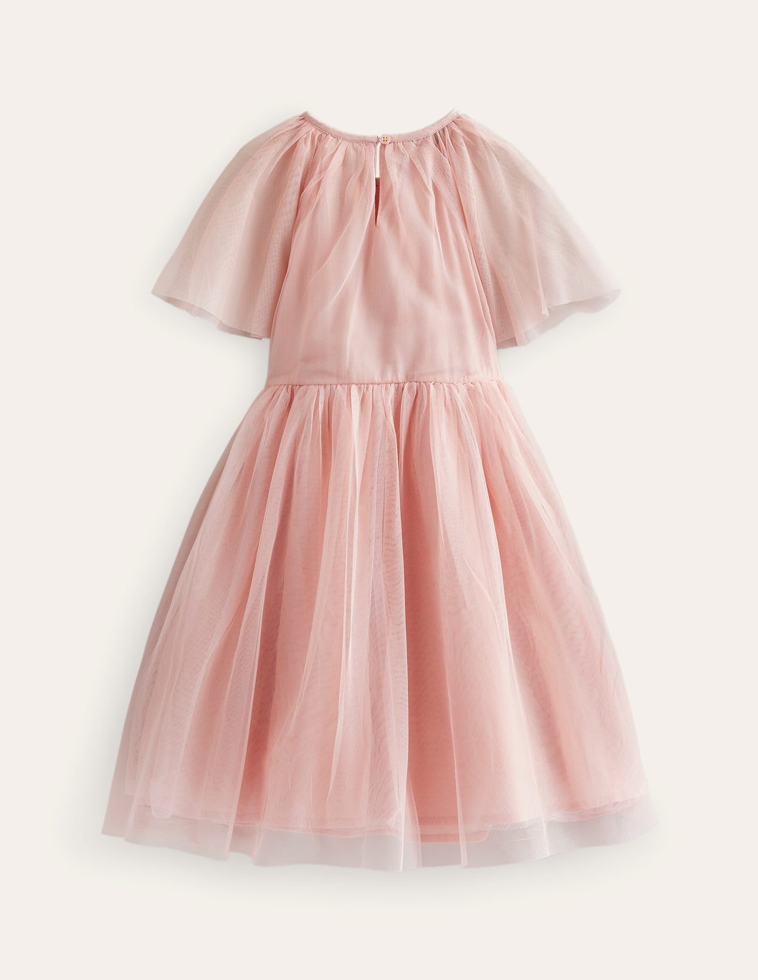 Tulle Appliqué Dress-Provence Dusty Pink-2