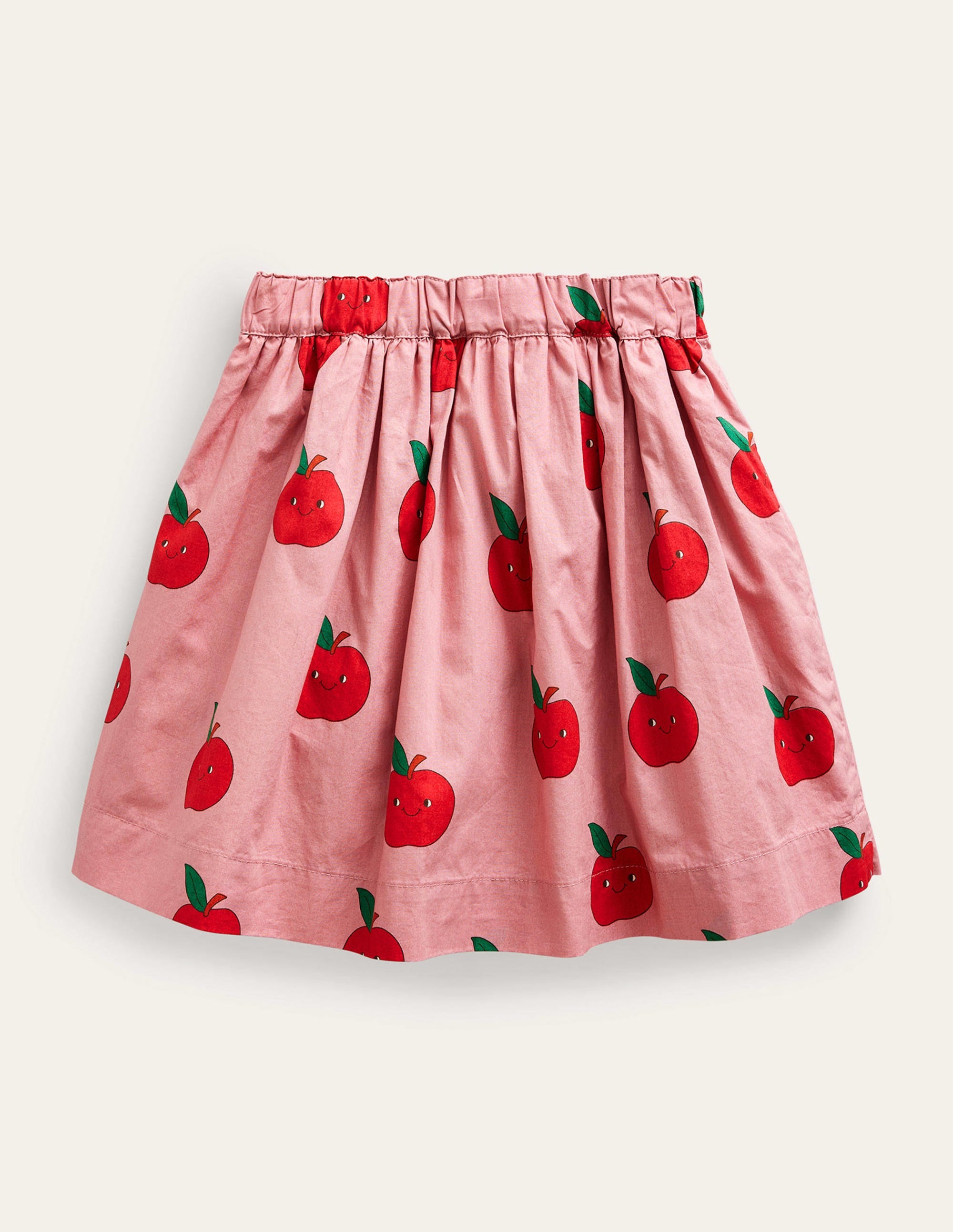 Pull On Twirly Skirt-Almond Pink Apples - Image 2
