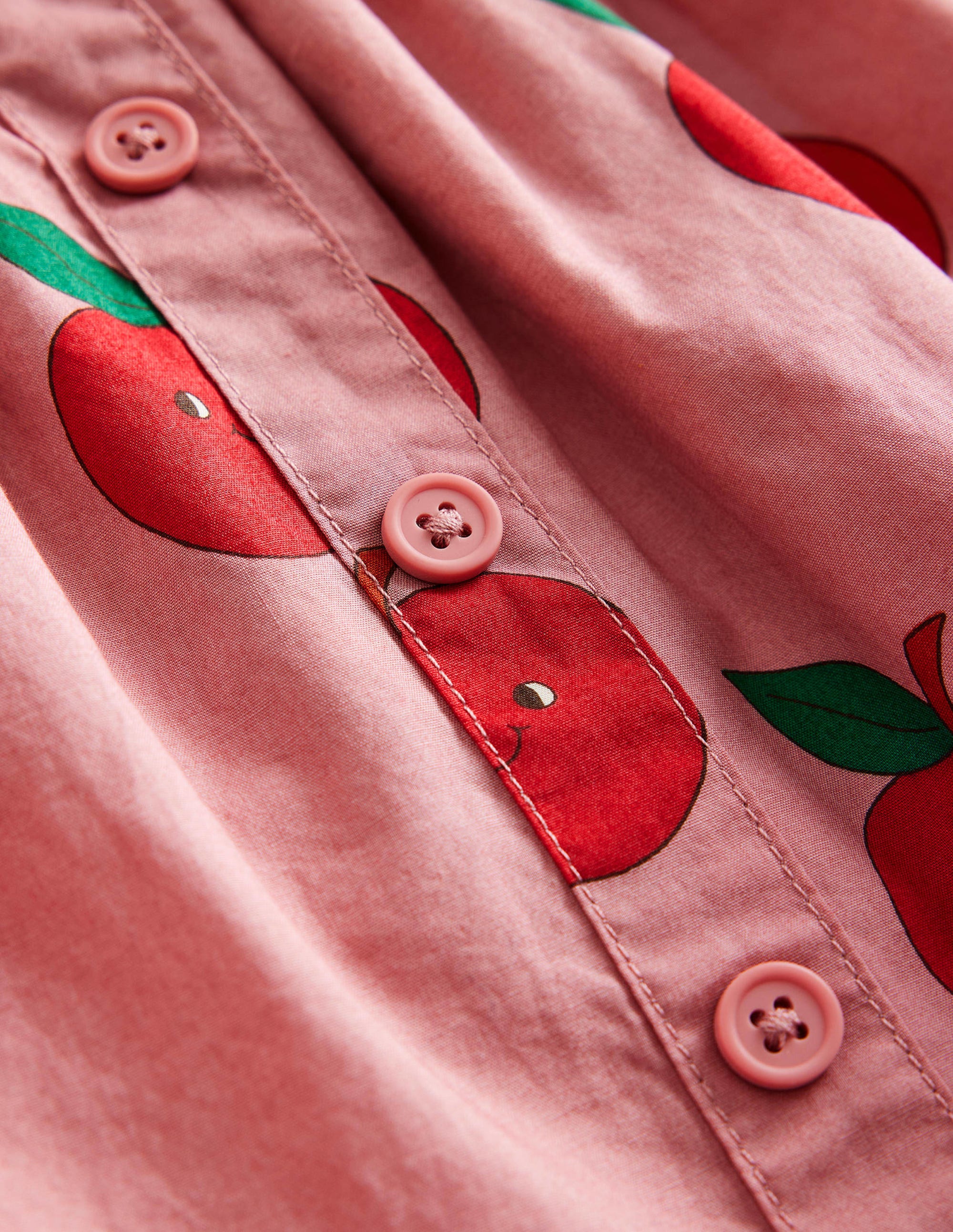 Pull On Twirly Skirt-Almond Pink Apples - Image 3