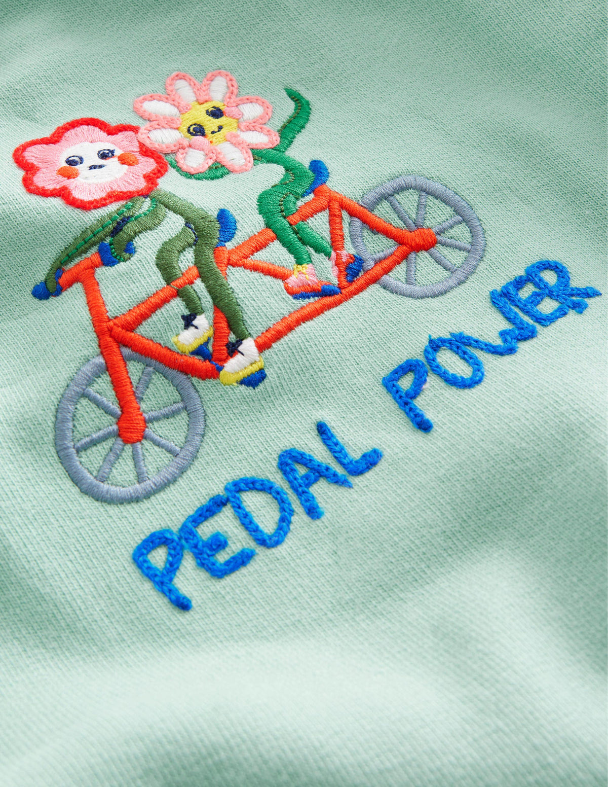 Relaxed Logo Sweatshirt-Opal Green - Image 3