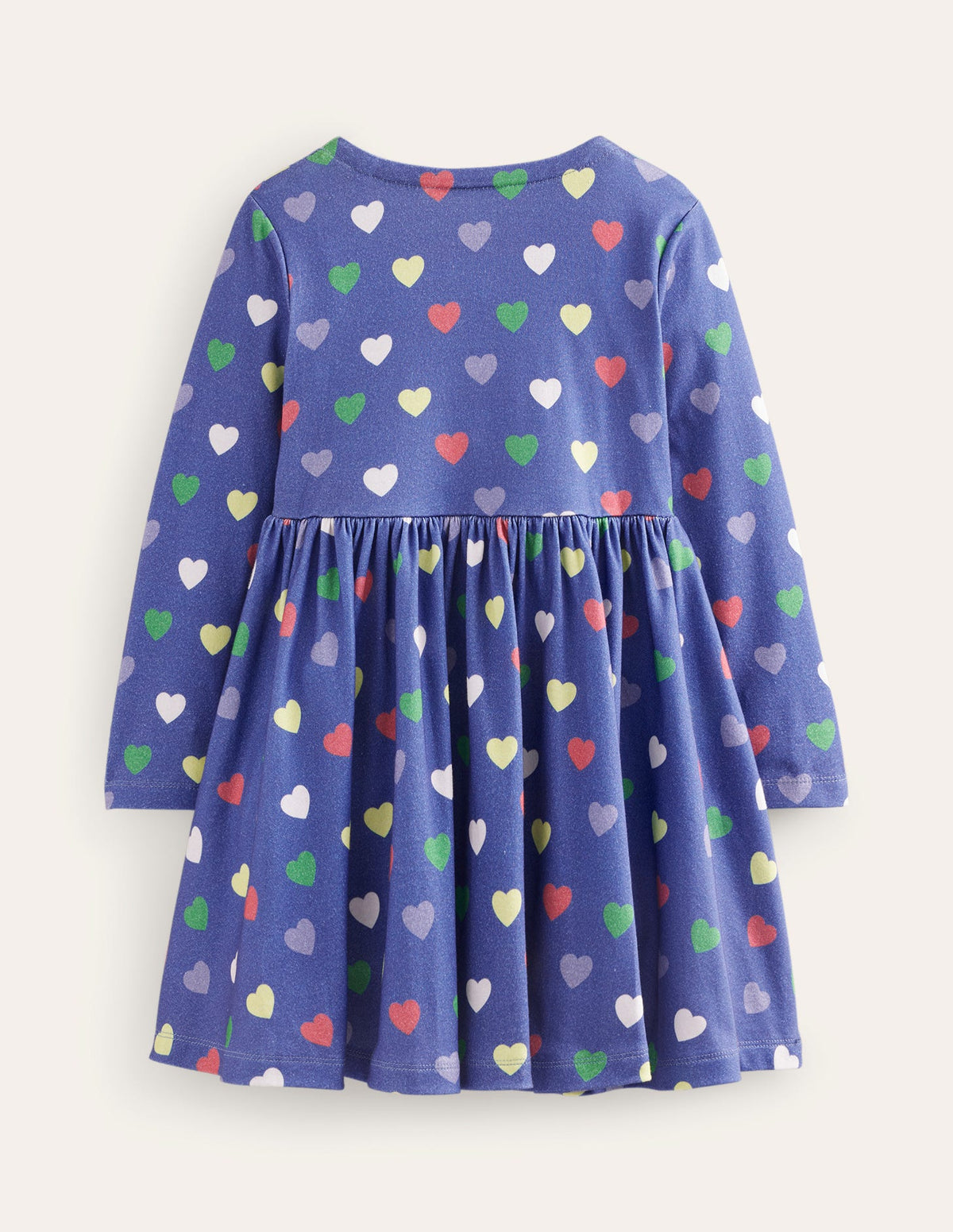 Twirly Ballerina Dress-College Navy Hearts - Image 2