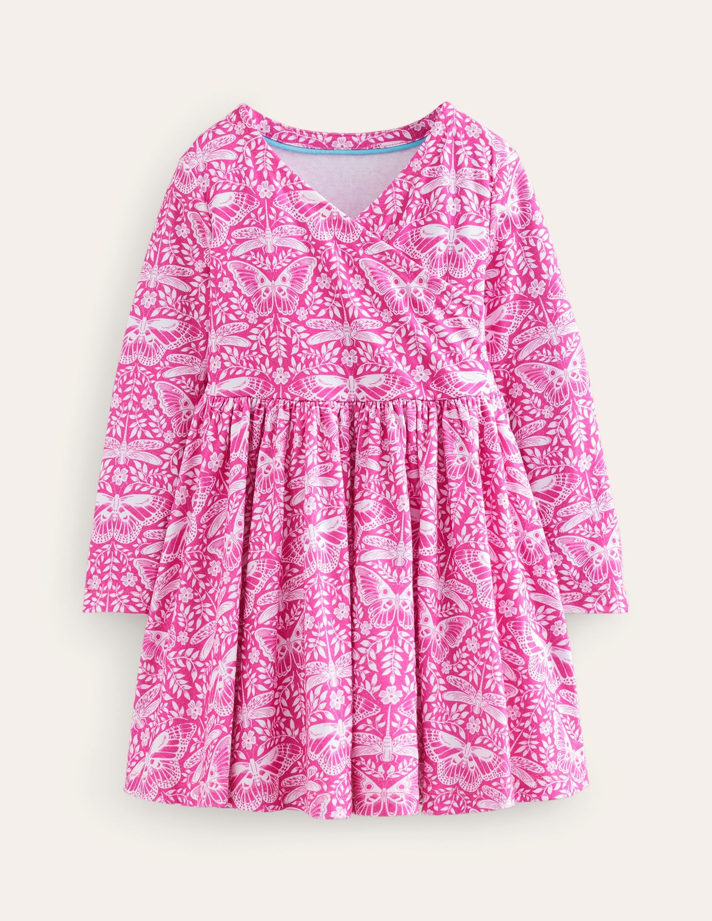 Twirly Ballerina Dress-Sweet William Pink Butterfly - Image 1