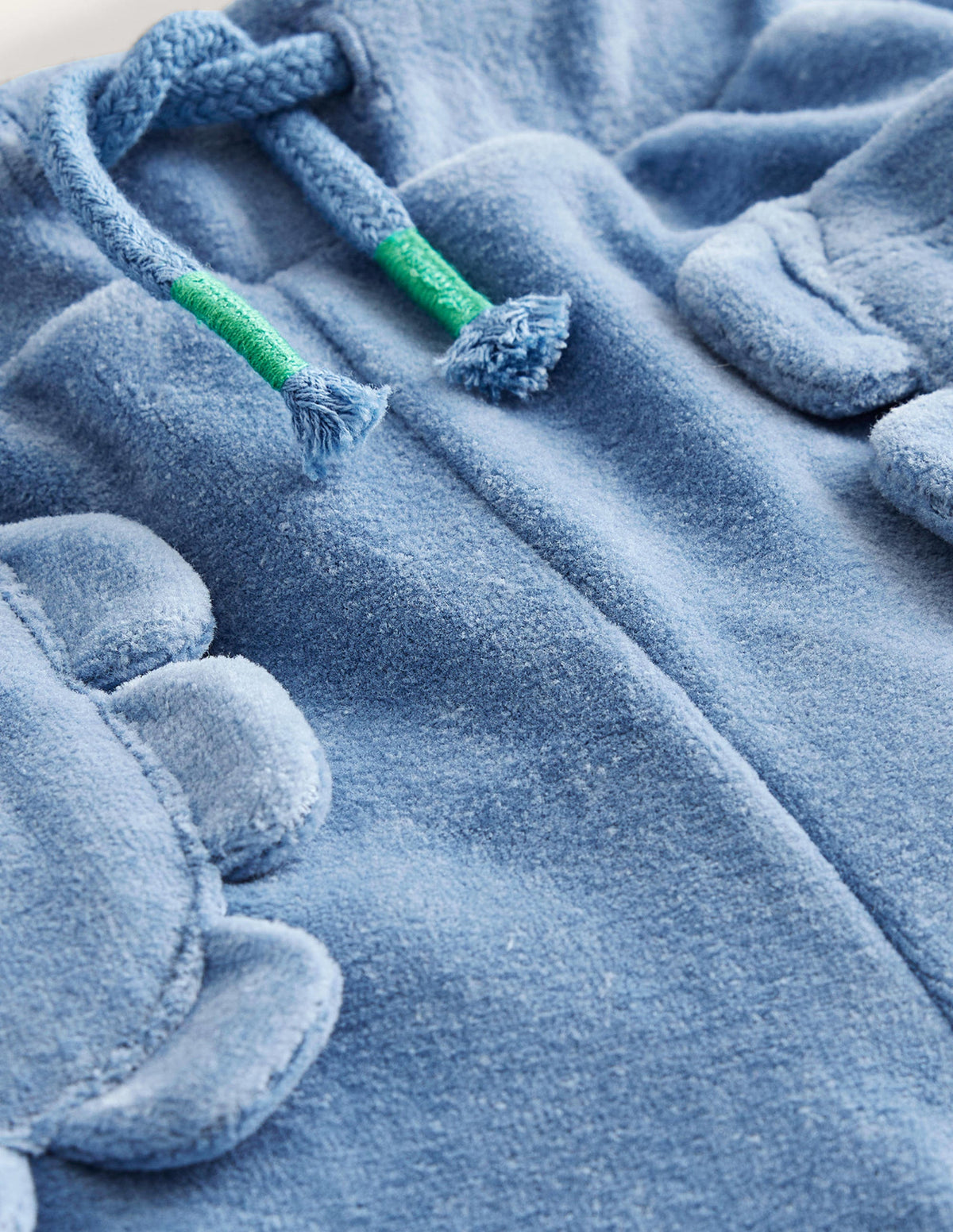Scalloped Velour Jogger-Delft Blue-3