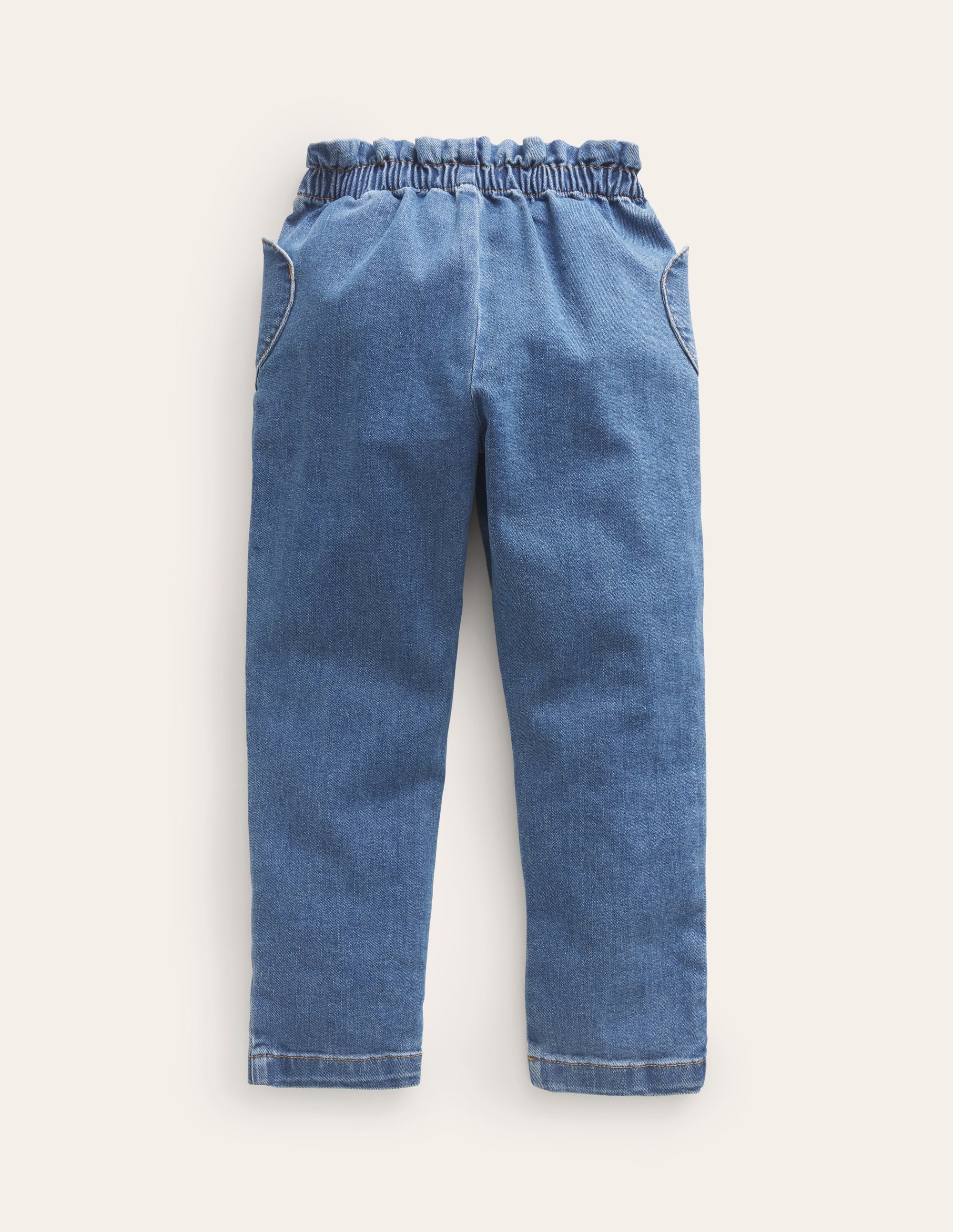 Pull-On Trousers-Mid Vintage Denim - Image 2