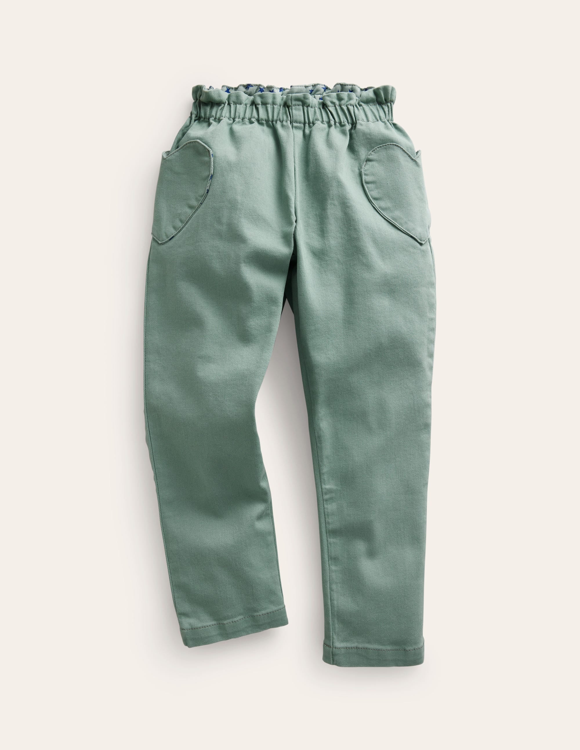Pull-On Trousers-Green Smoke - Image 1