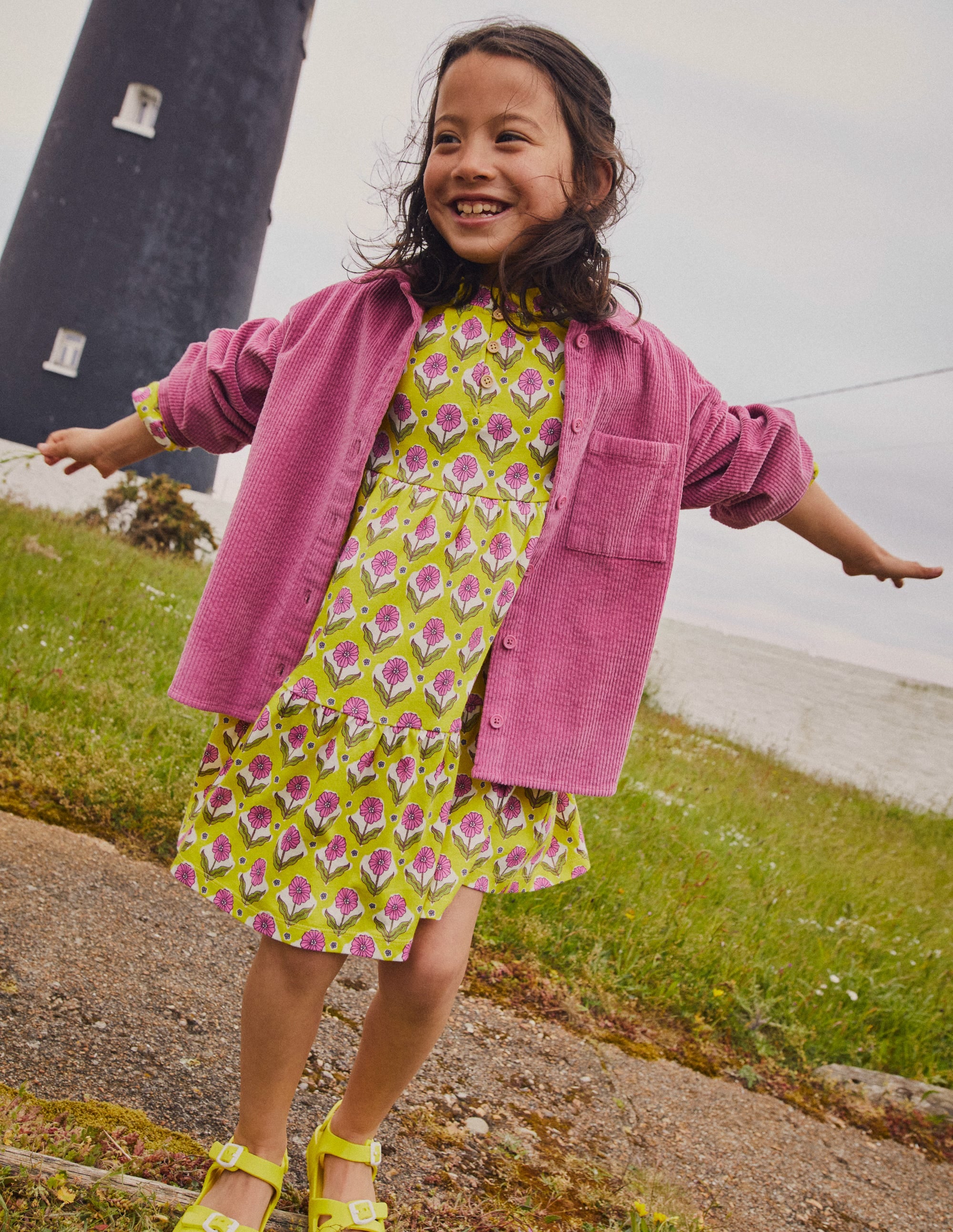 Relaxed Cord Shirt-Teacup Pink - Image 3