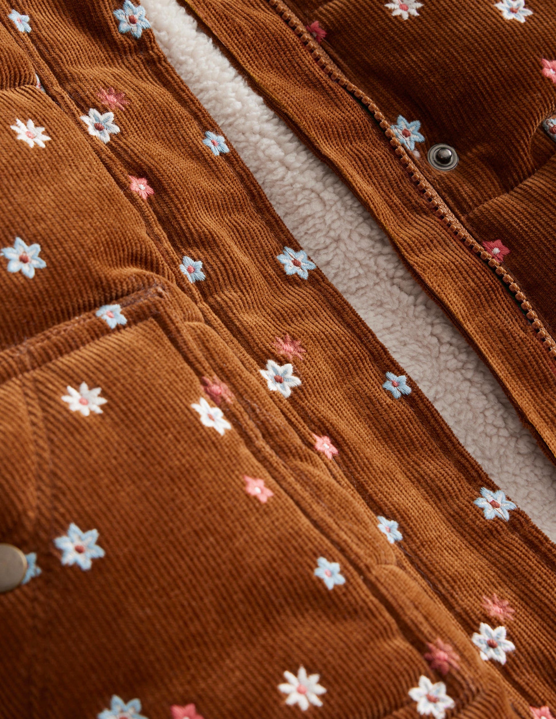 Cord Gilet-Butterscotch Brown-3