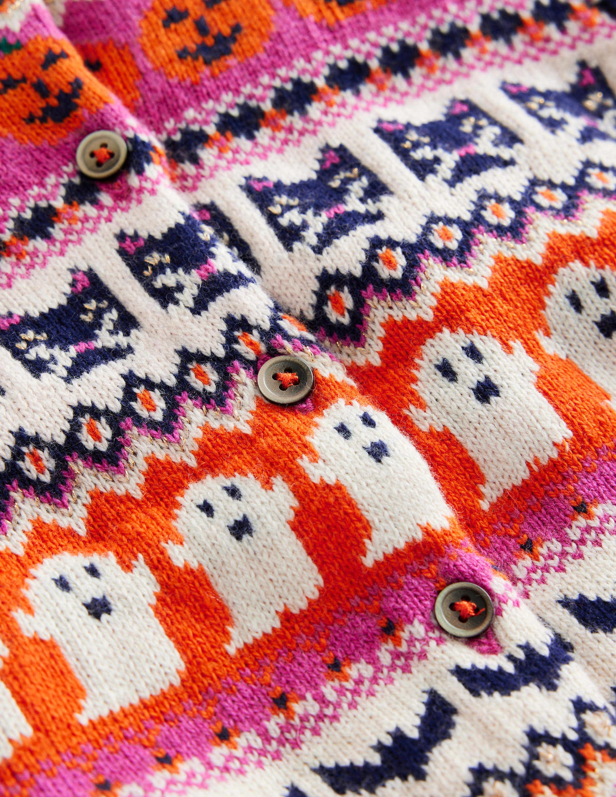 Halloween Fair Isle Cardigan-Halloween Fairisle - Image 3