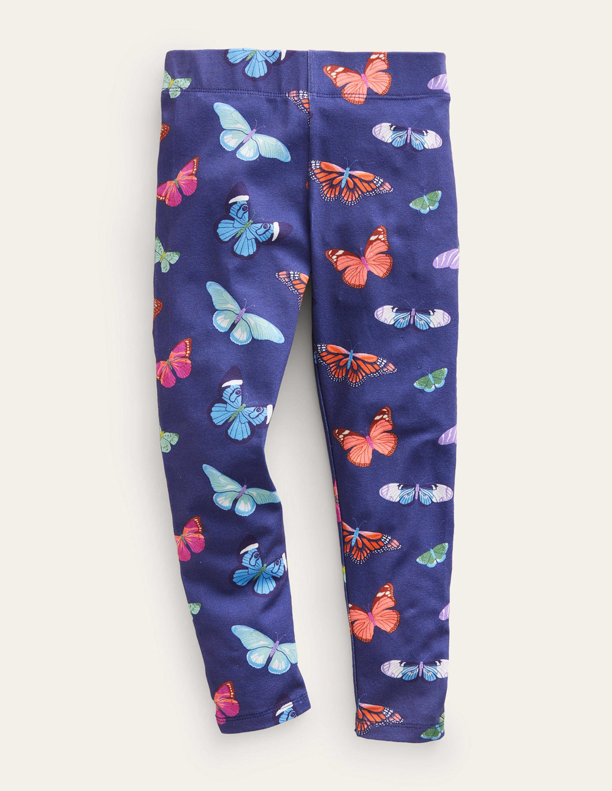 Fun Leggings-Sapphire Blue Enchanted Forest-1