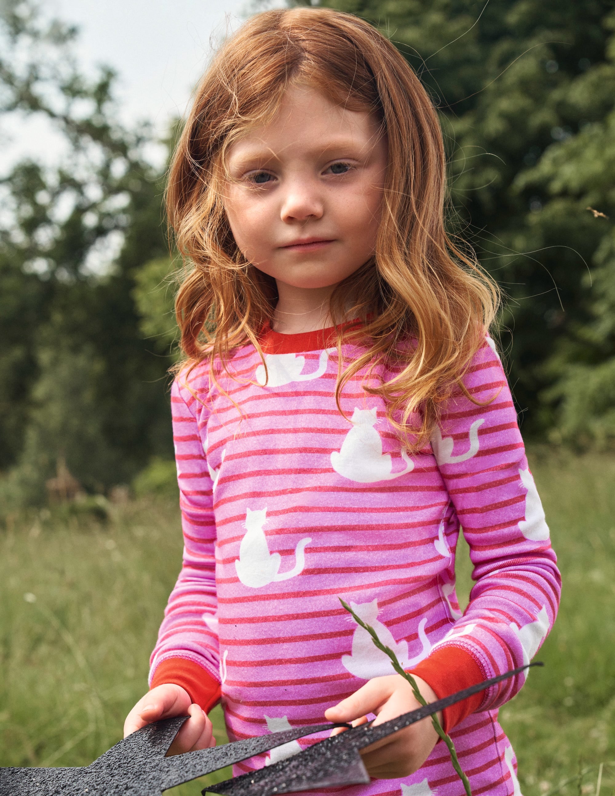 Snug Glow-In-The-Dark Pyjamas-Pink Cats - Image 4