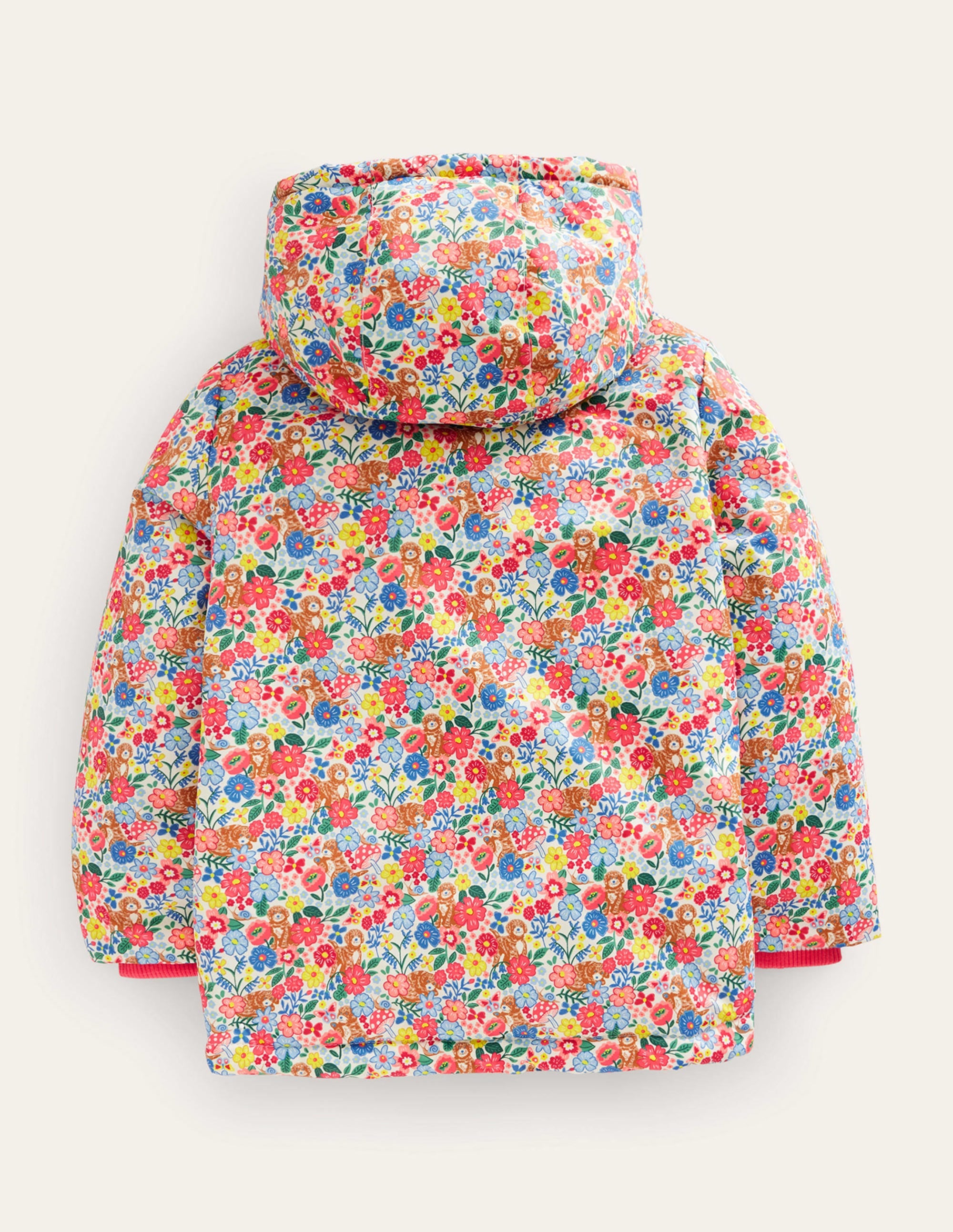Sherpa Lined Anorak-Chalk Violet Flowerbed - Image 2