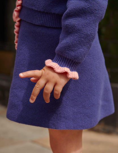 Knitted Jacket-College Navy-5