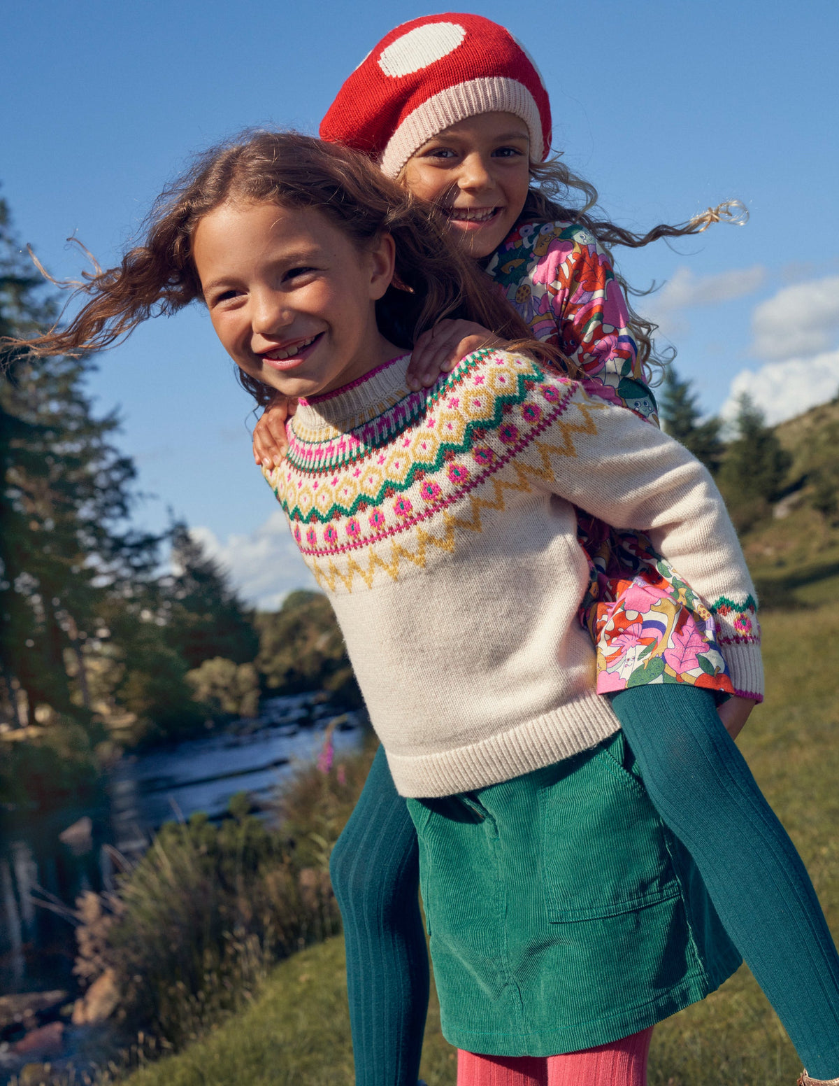 Fair Isle Jumper-Oatmeal Marl-4