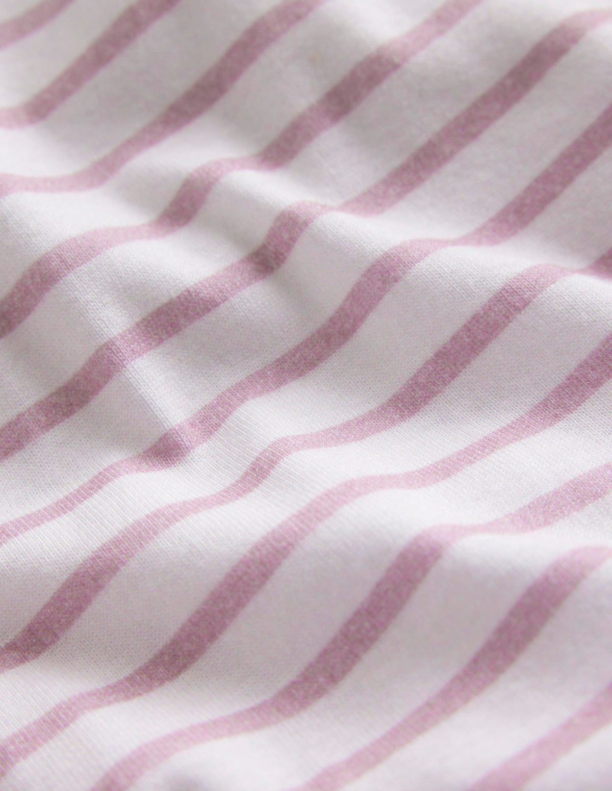 Snug Striped Long John Pyjamas-Pink/Ivory - Image 3