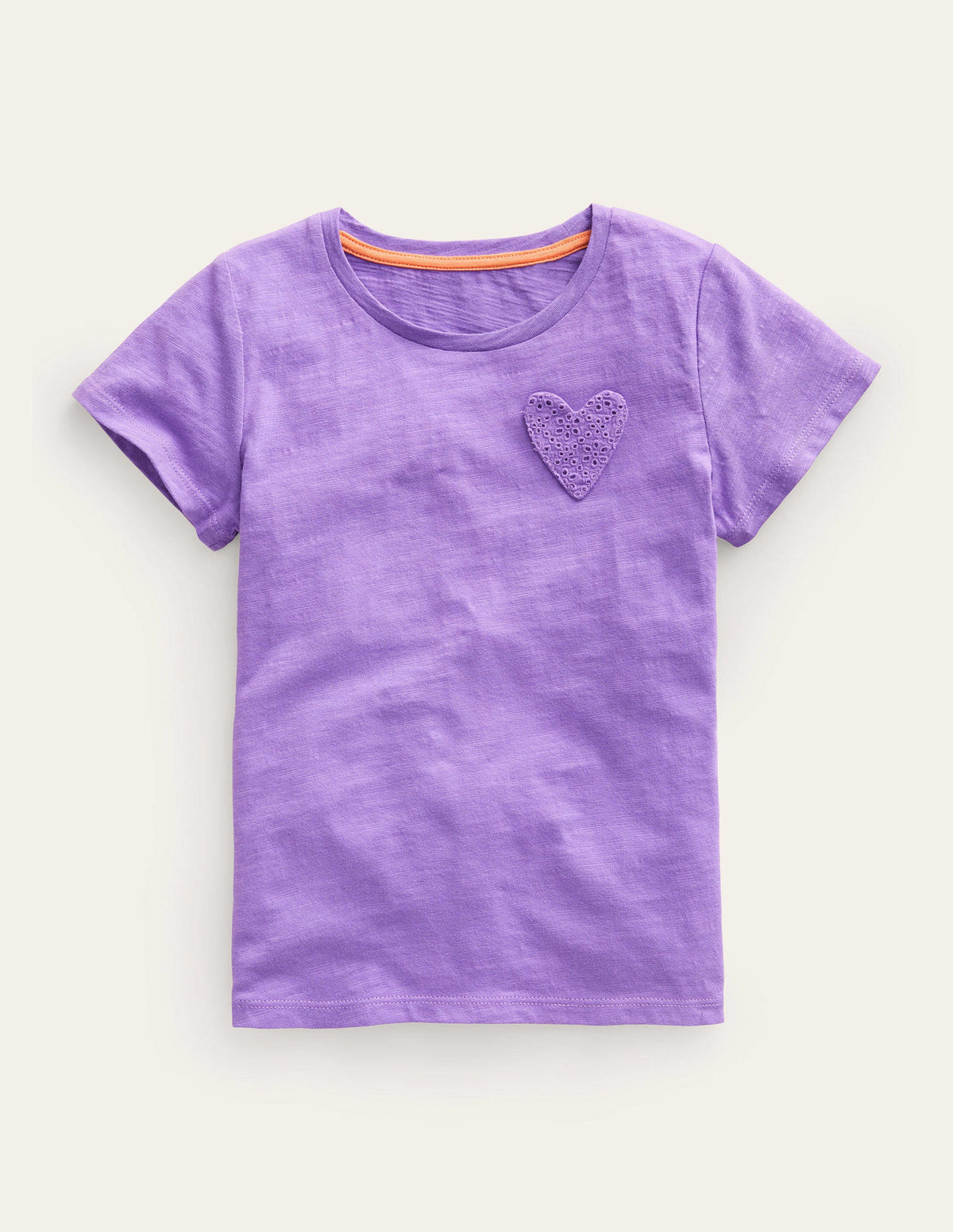 Heart Pocket T-shirt-Aster Purple-1
