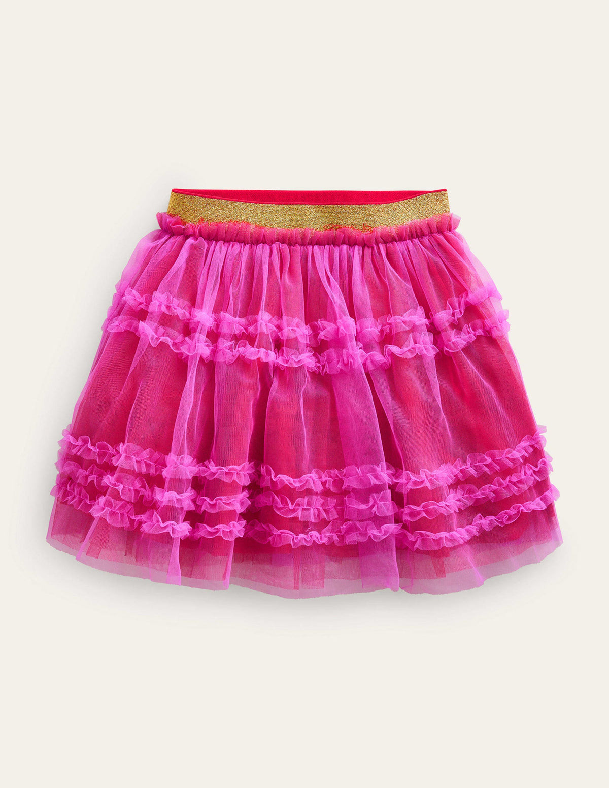 Tulle Party Skirt-Shocking Pink - Image 1