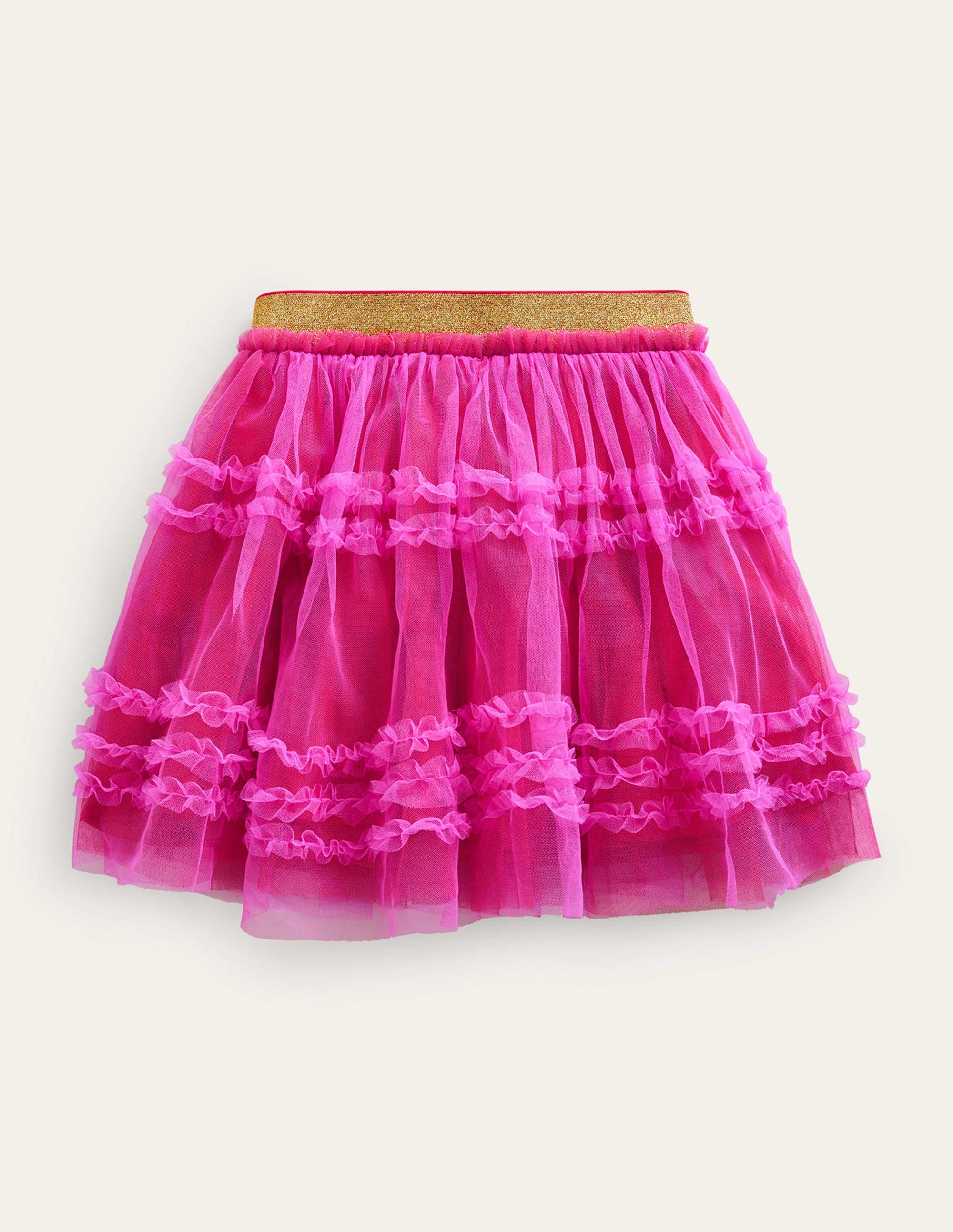 Tulle Party Skirt-Shocking Pink - Image 2