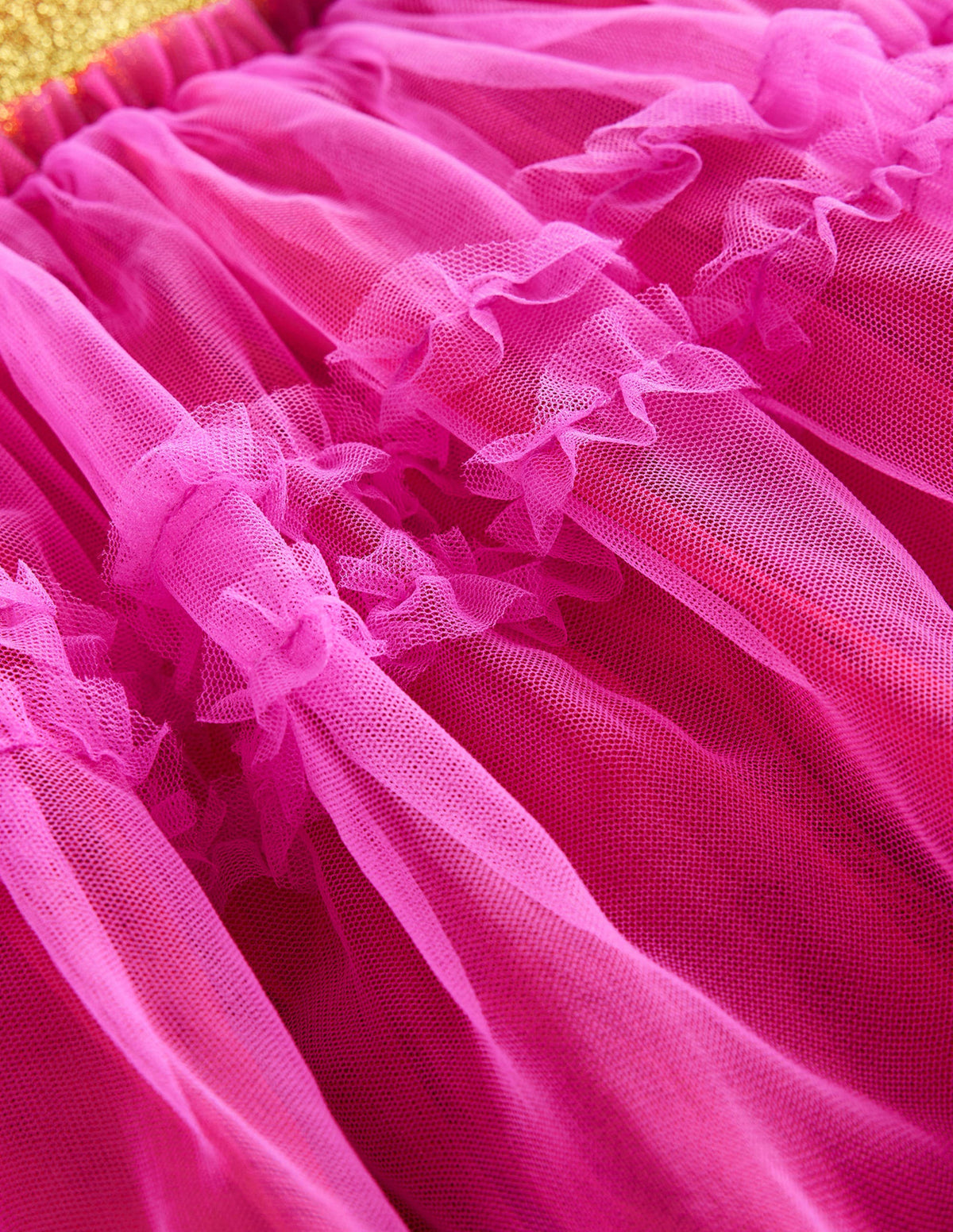 Tulle Party Skirt-Shocking Pink - Image 3