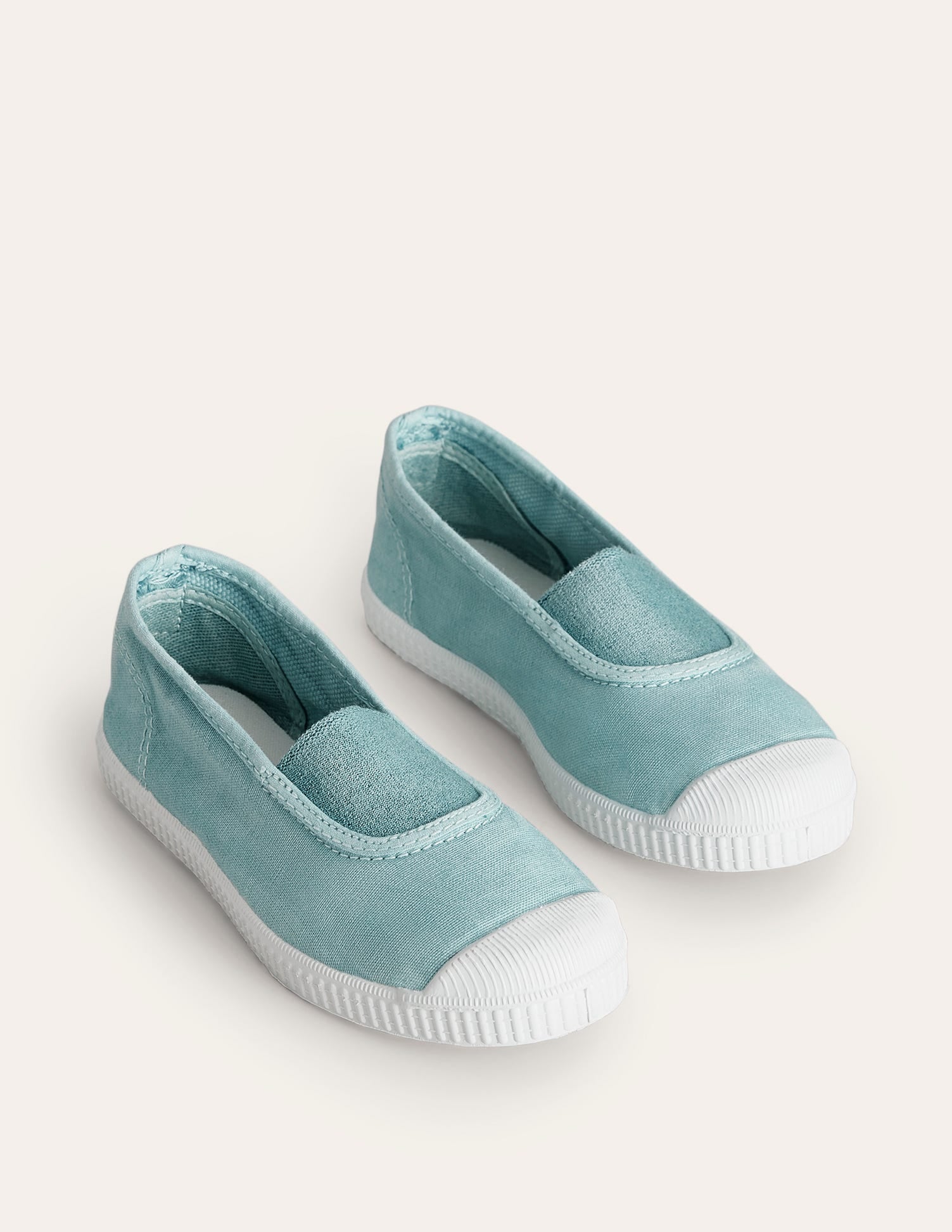 Canvas Plimsolls-Blue-2