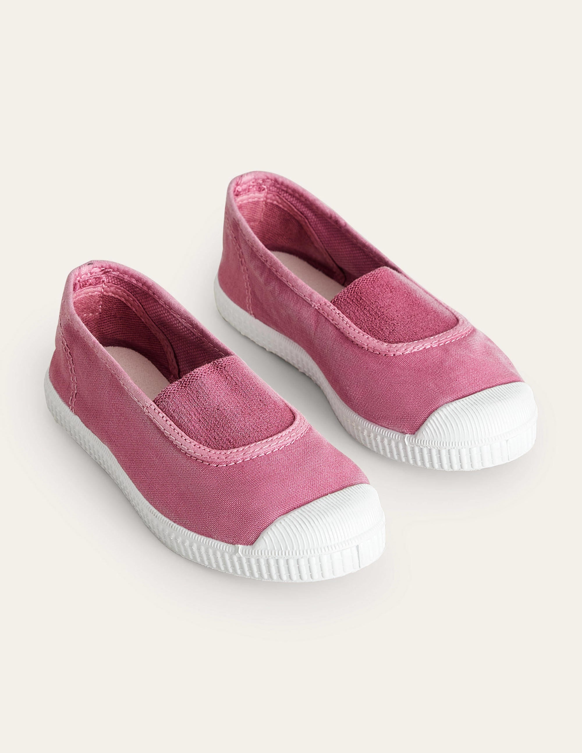 Canvas Plimsolls-Pink - Image 2