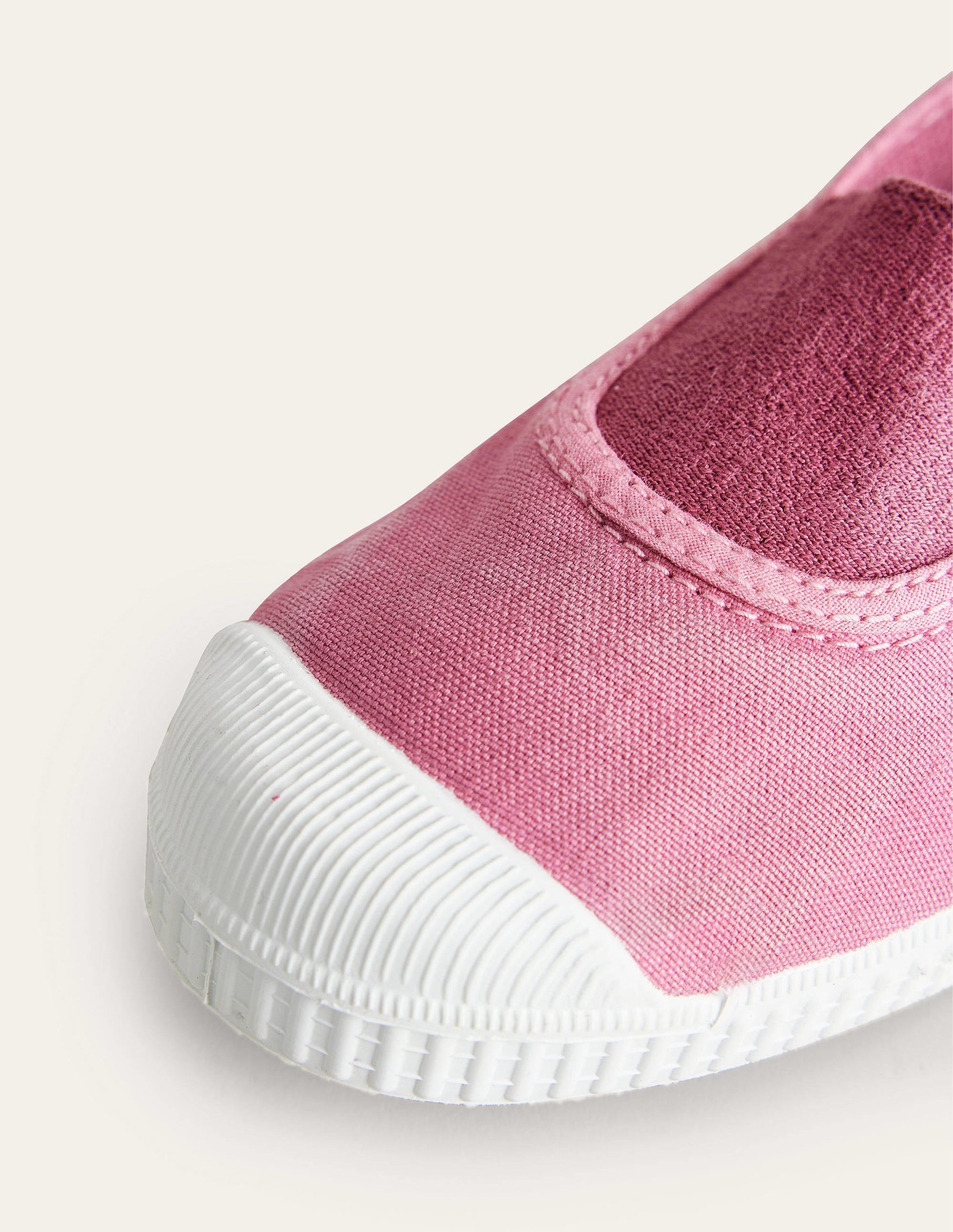 Canvas Plimsolls-Pink - Image 3